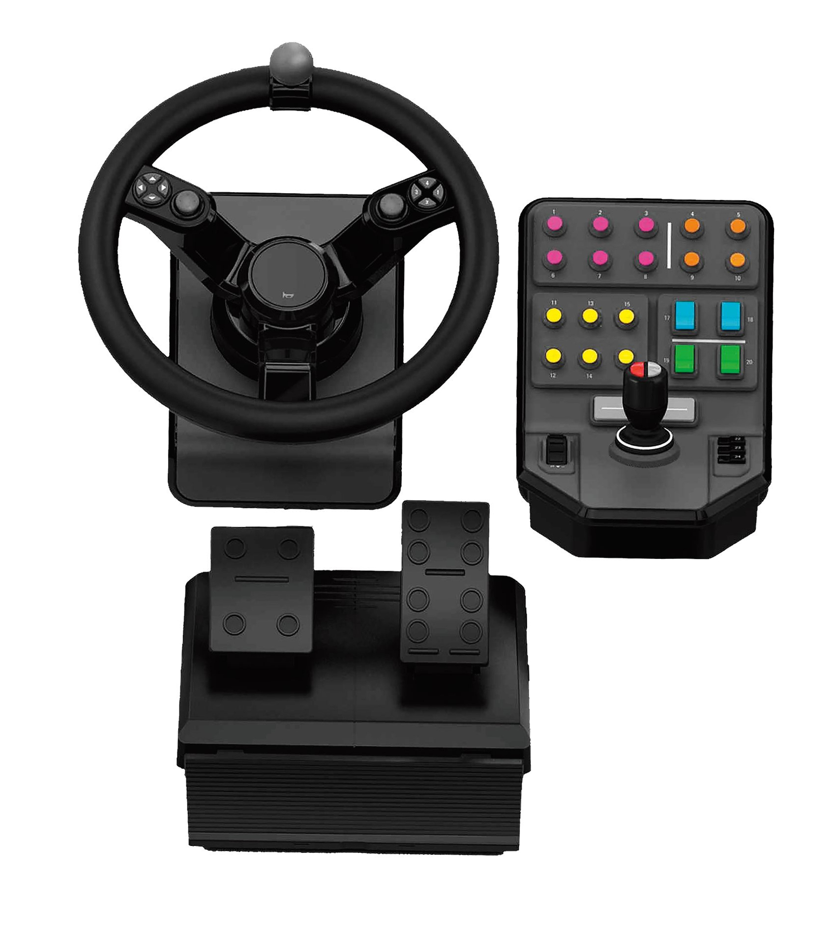Logitech Heavy Equipment Bundle - Lenkrad- und