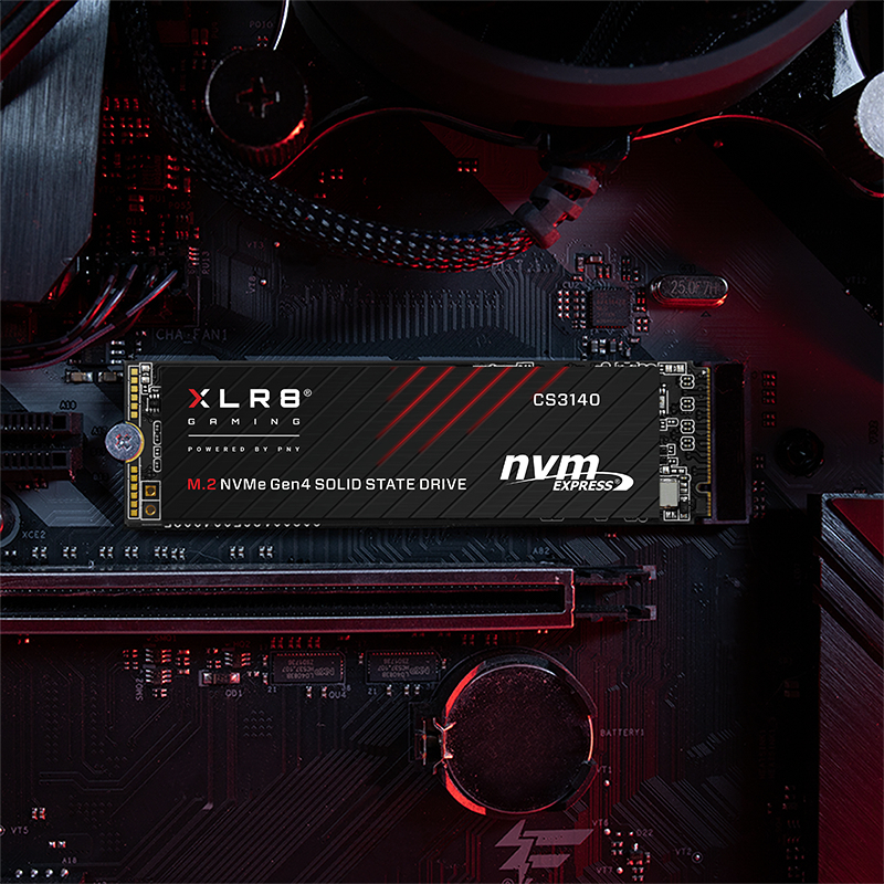 PNY XLR8 CS3140 - SSD - 8 TB - intern - M.2 2280 - PCIe 4.0 x4 (NVMe)