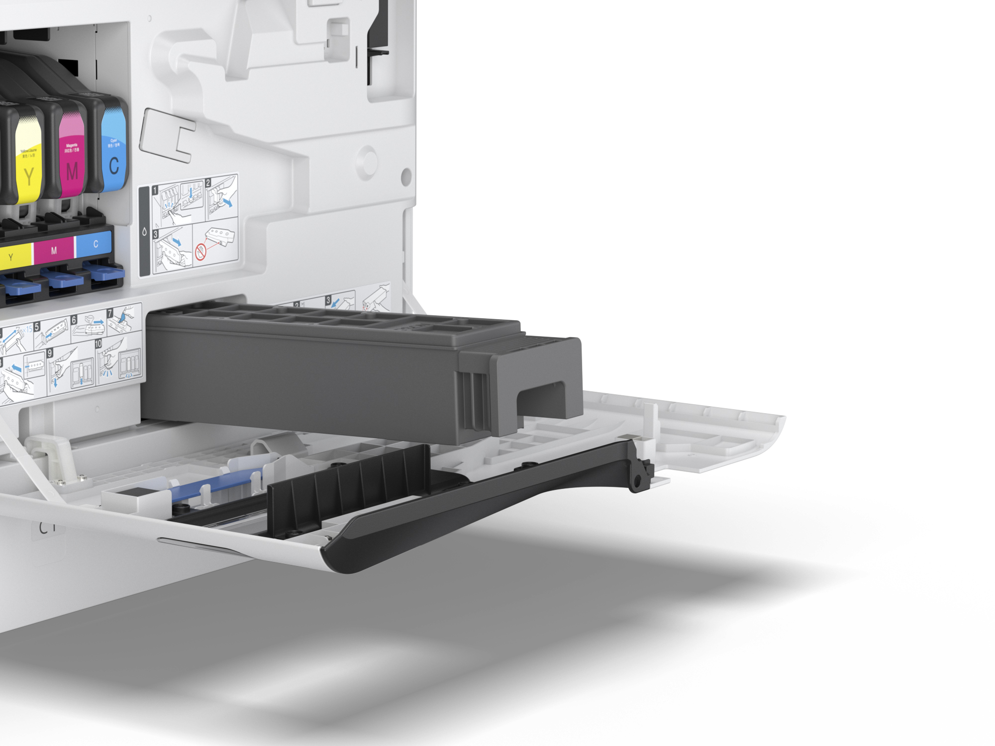 Epson WorkForce Enterprise AM-C400, Tintenstrahl, Farbdruck, 600 x 2400 DPI, A4, Direktdruck, Weiß