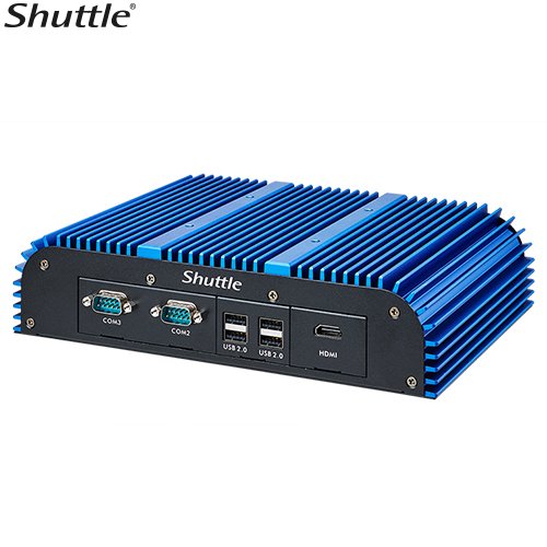Shuttle BPCWL02-i3 industrial Box-PC, Core i3-8145UE, 2x SO-DIMM, 2x LAN, 1x COM, 1xHDMI,4x USB, lüf