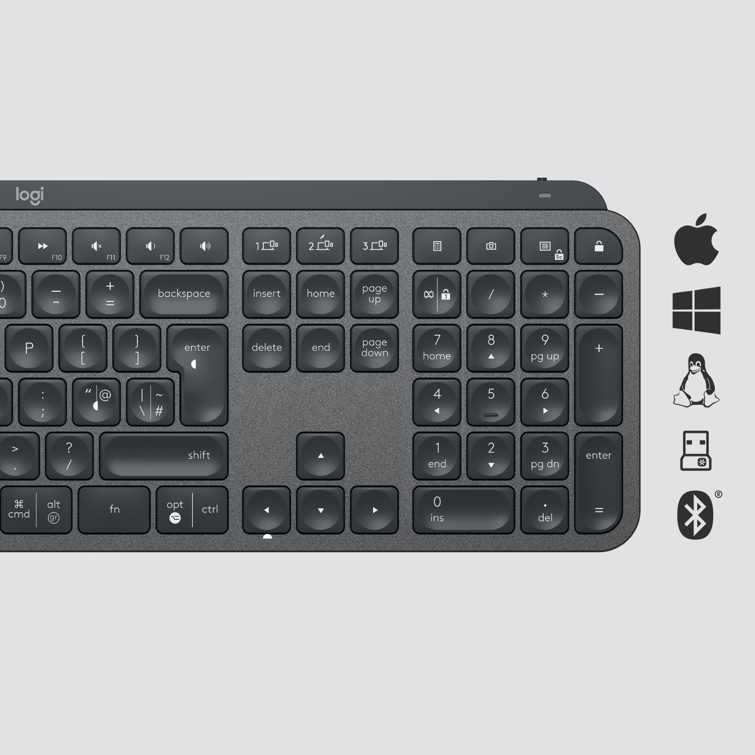 Logitech MX Keys - Tastatur - hinterleuchtet