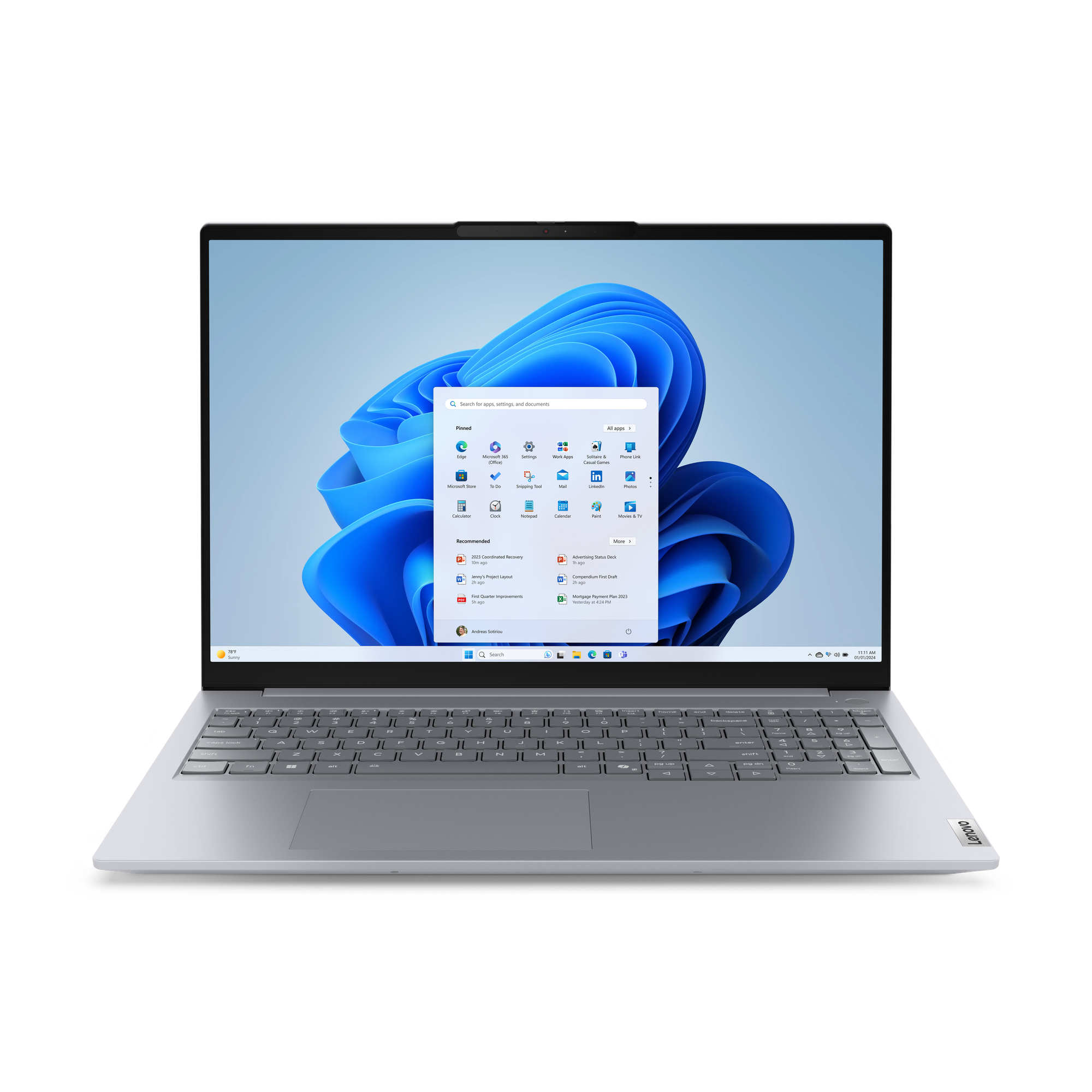 Lenovo ThinkBook 16 G8 IAL, 16" WUXGA, Core Ultra 9 185H, 16GB RAM, 512GB SSD, Win11 Pro