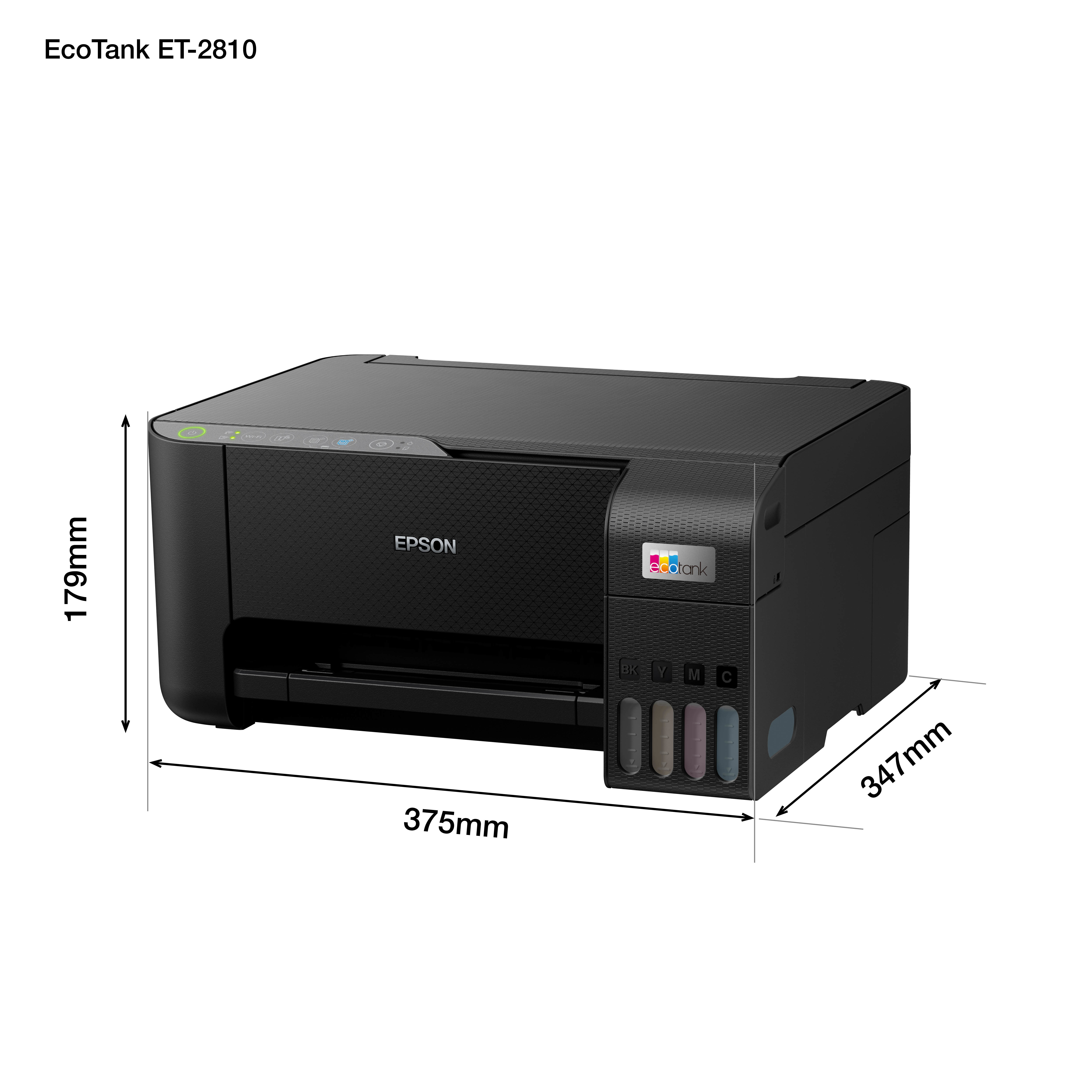 Epson EcoTank ET-2810 - Multifunktionsdrucker - Farbe - Tintenstrahl - ITS - A4 (Medien)