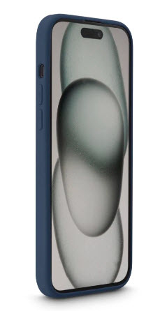 Hama Fantastic Feel, Cover, Apple, iPhone 15, 15,5 cm (6.1"), Blau