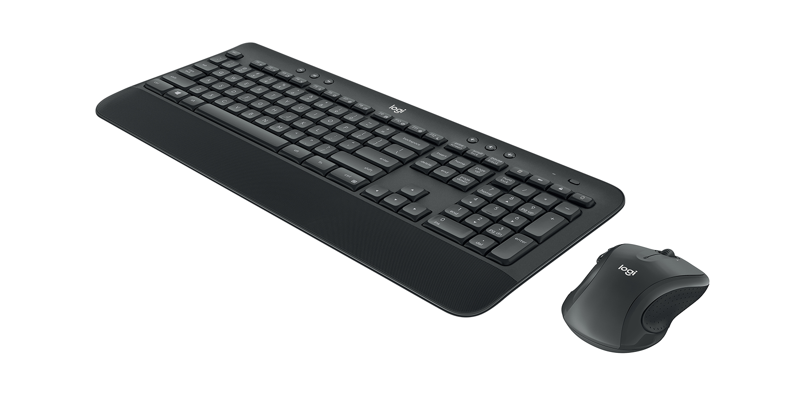 Logitech MK545 Advanced, Volle Größe (100%), Kabellos, RF Wireless, Schwarz, Maus enthalten