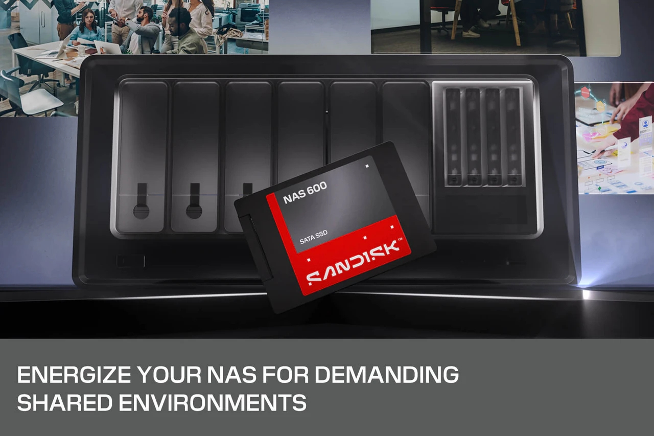 SanDisk NAS 600 - SSD - 1 TB - intern - 2.5" (6.4 cm)