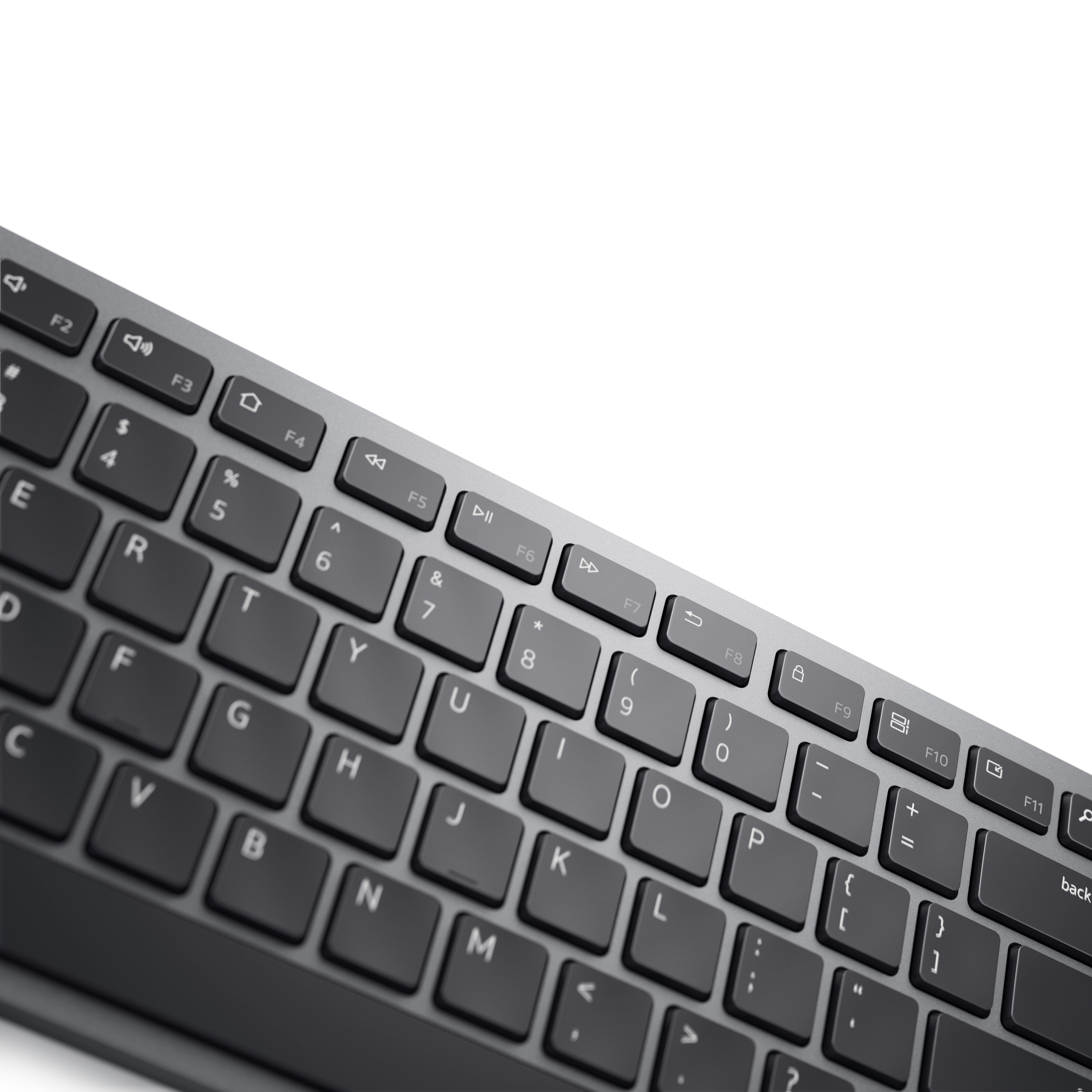 Dell Pro Plus-Tastatur und -Maus ? KM7321W - deutsch (QWERTZ), Volle Größe (100%), Kabellos, RF Wire
