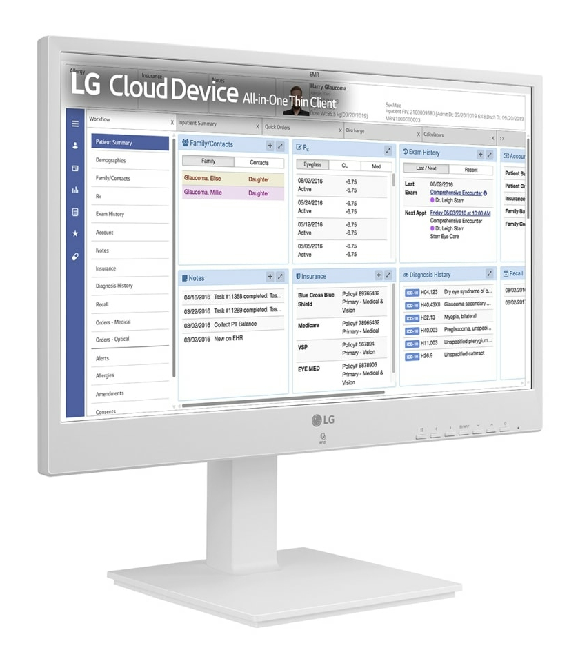 LG 24CR671N-2P, 60,5 cm (23.8"), Full HD, Intel® Pentium®, 8 GB, 256 GB, Weiß