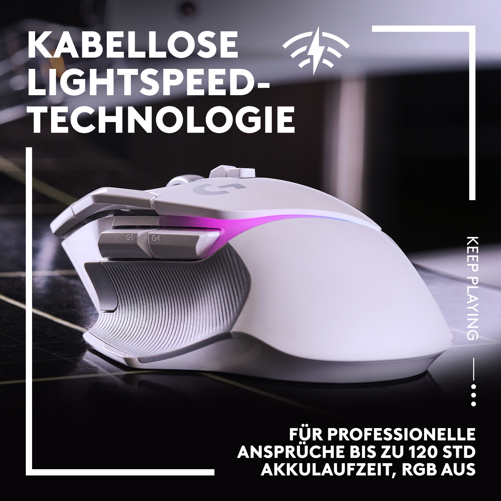 Logitech G G502 X PLUS - Maus - optisch - 11 Tasten