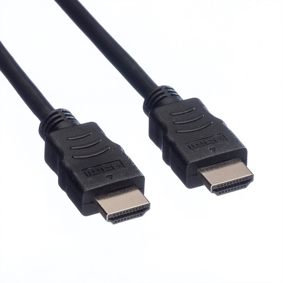 HDMI High Speed Kabel mit Ethernet, schwarz, 5,0 m