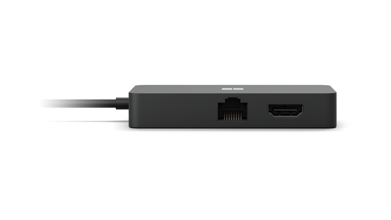 Microsoft Surface USB-C Travel Hub, Kabelgebunden, USB 3.2 Gen 2 (3.1 Gen 2) Type-C, 10,100,1000 Mbi