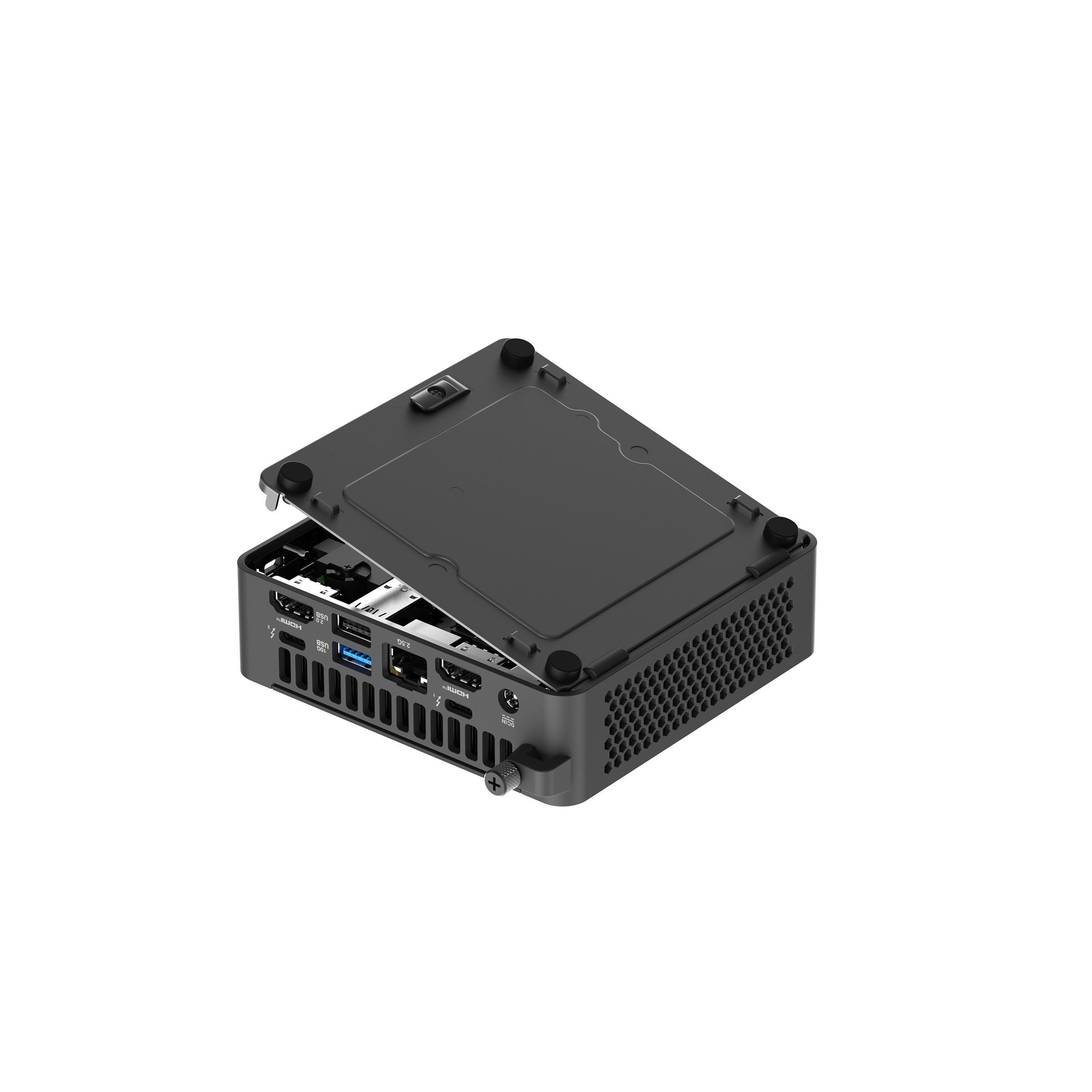 ASUS NUC 15 Pro Kit, Core 3 100U, 2x DDR5 SO-DIMM, 2x M.2 PCIe, Wi-Fi 7, ohne Windows