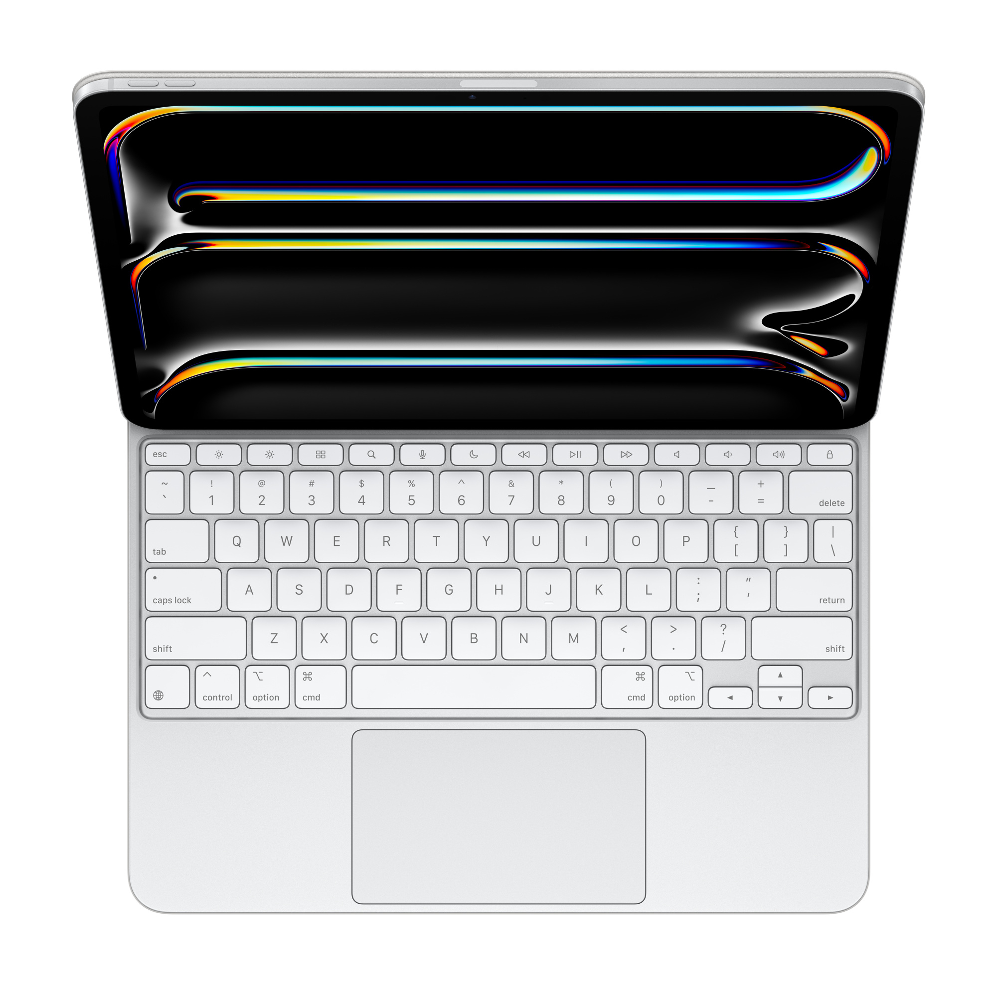 Apple Magic Keyboard - Tastatur und Foliohülle - mit Trackpad - hinterleuchtet - Apple Smart connect
