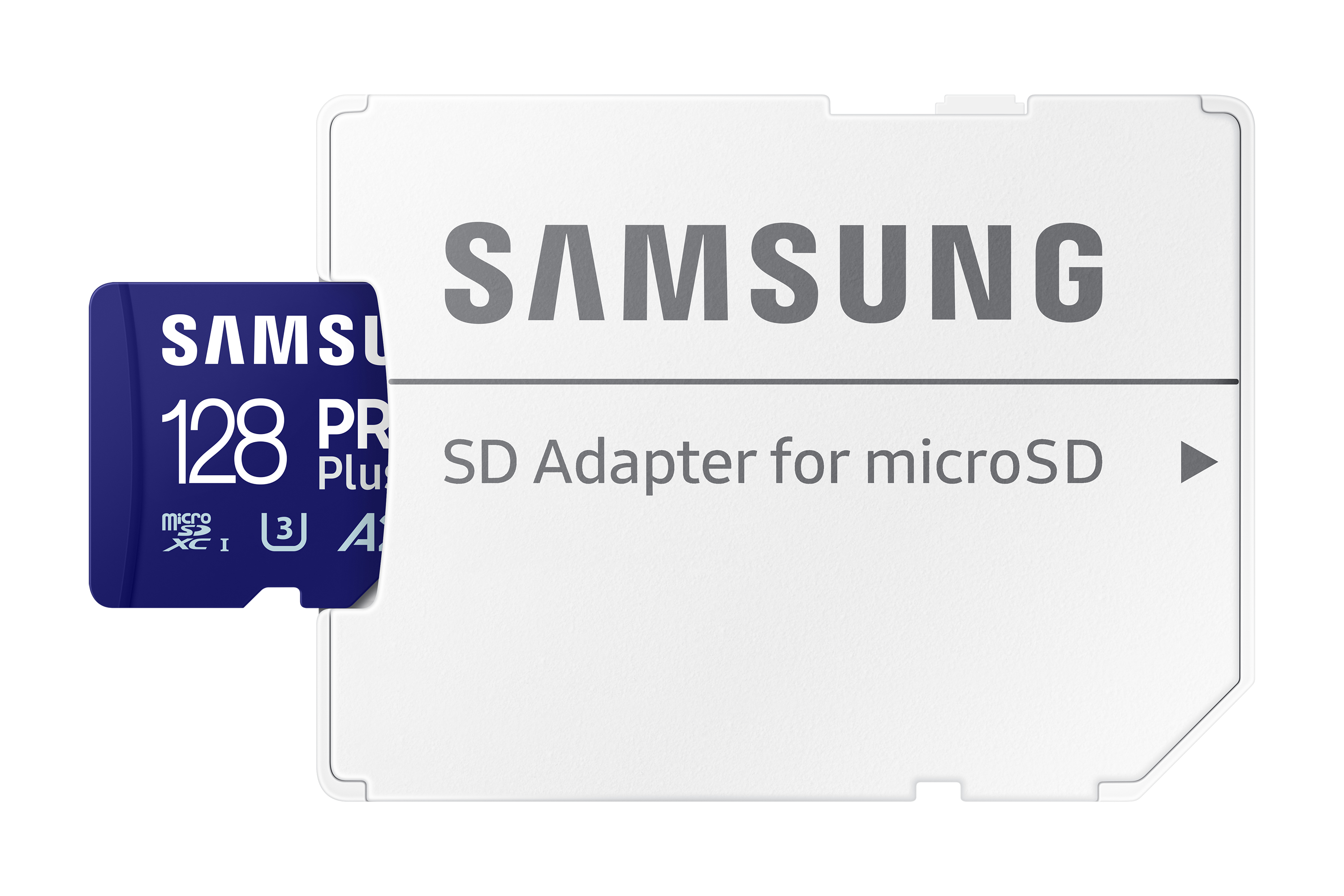 Samsung PRO Plus MB-MD128SA - Flash-Speicherkarte (microSDXC-an-SD-Adapter inbegriffen)