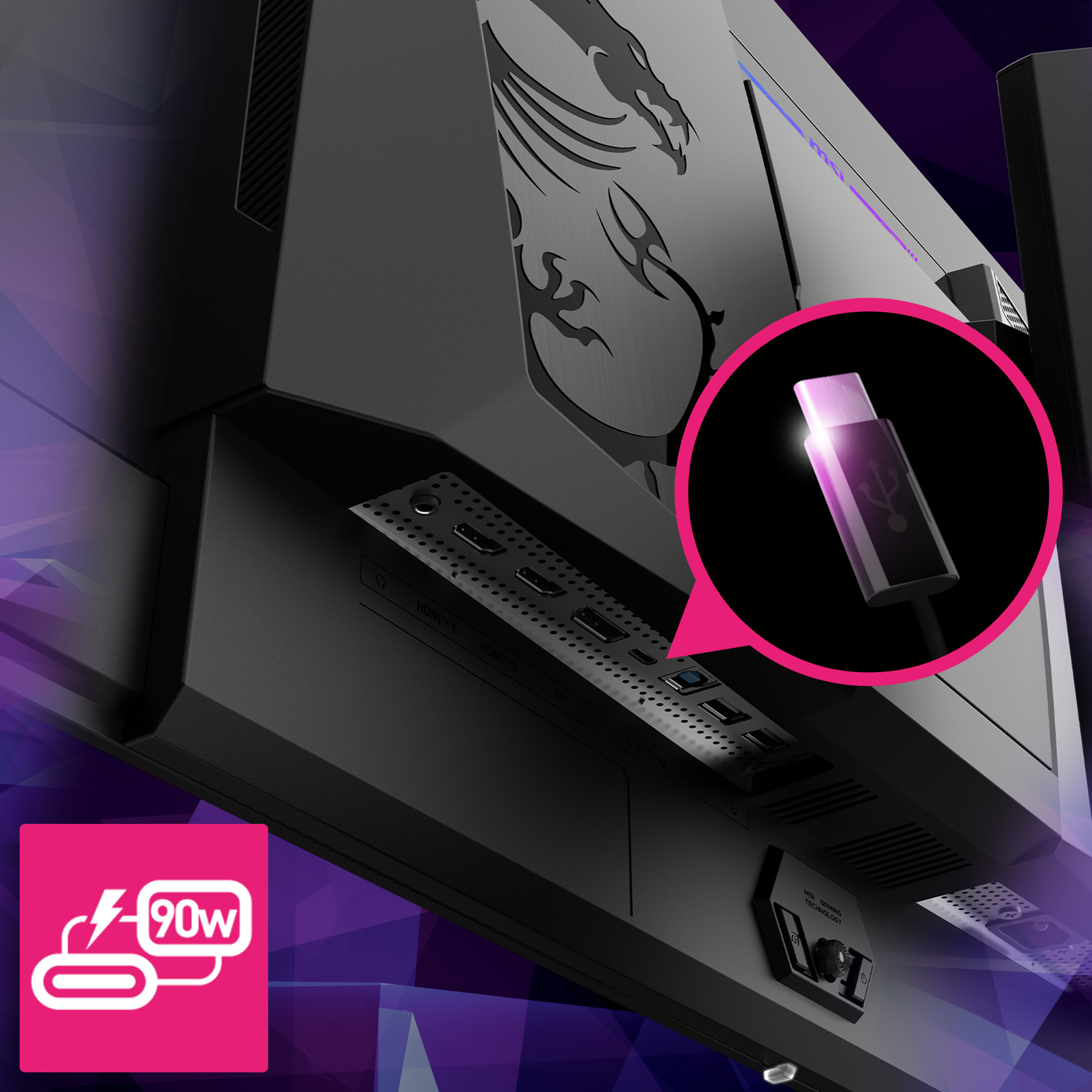 MSI MPG 321URXDE QD-OLED - OLED-Monitor - Gaming - 80 cm (31.5")
