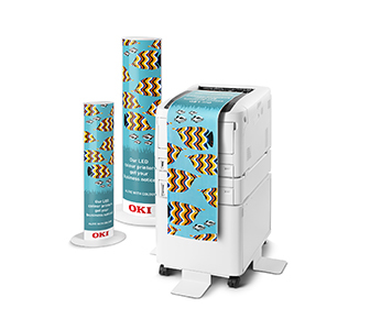 OKI C824n - Drucker - Farbe - LED - A3 - 1200 x 600 dpi - bis zu 26 Seiten/Min. (einfarbig)
