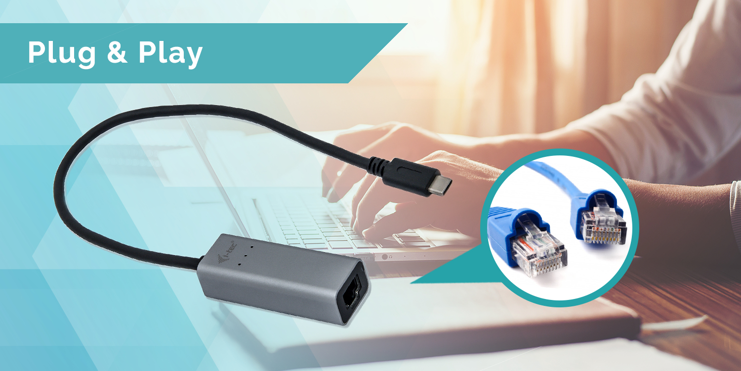 i-tec LAN-Adapter, RJ-45, USB-C 3.0 [Stecker]