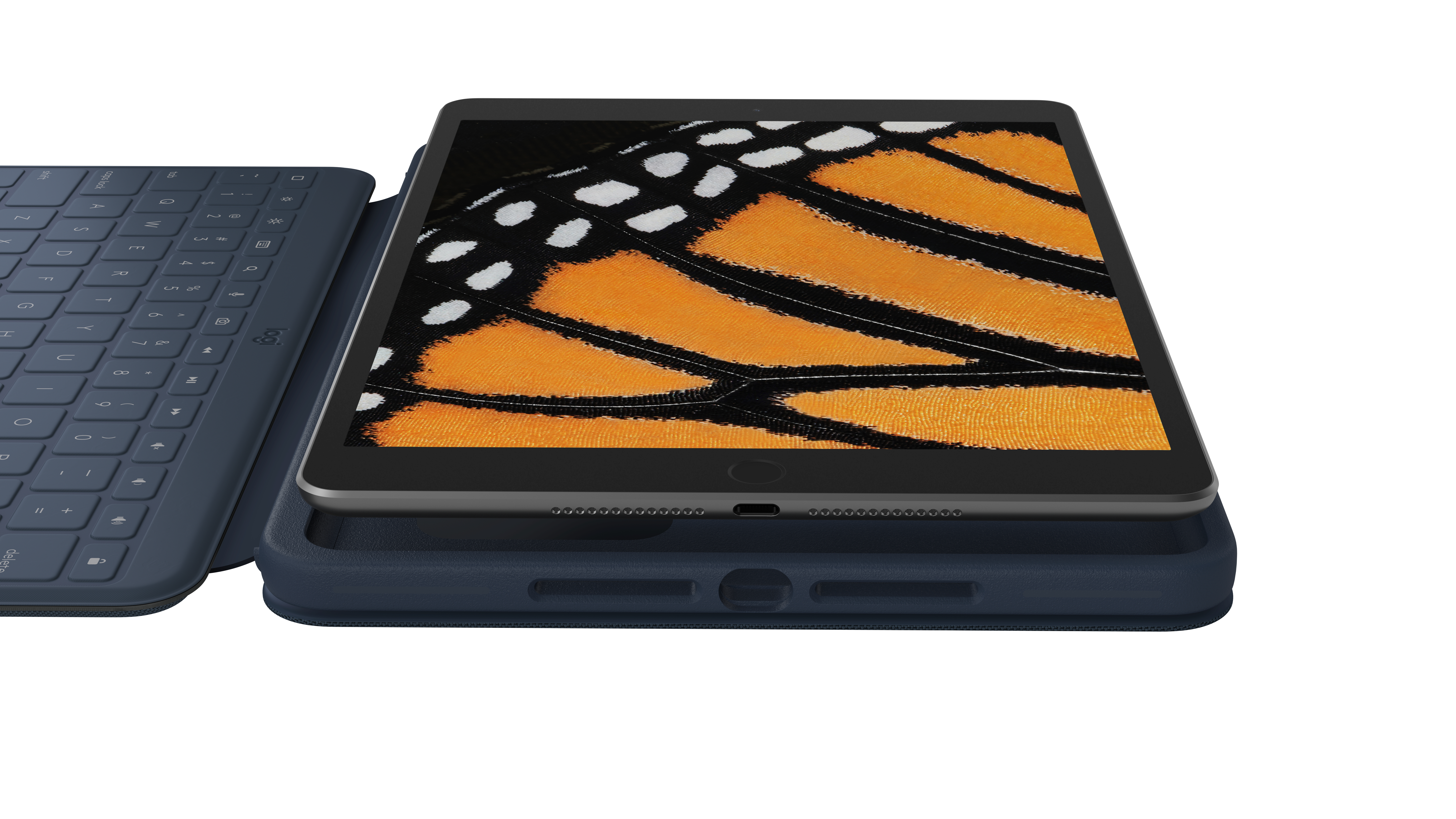 Logitech Rugged Combo 3 Touch for Education - Tastatur und Foliohülle - mit Trackpad - Apple Smart c