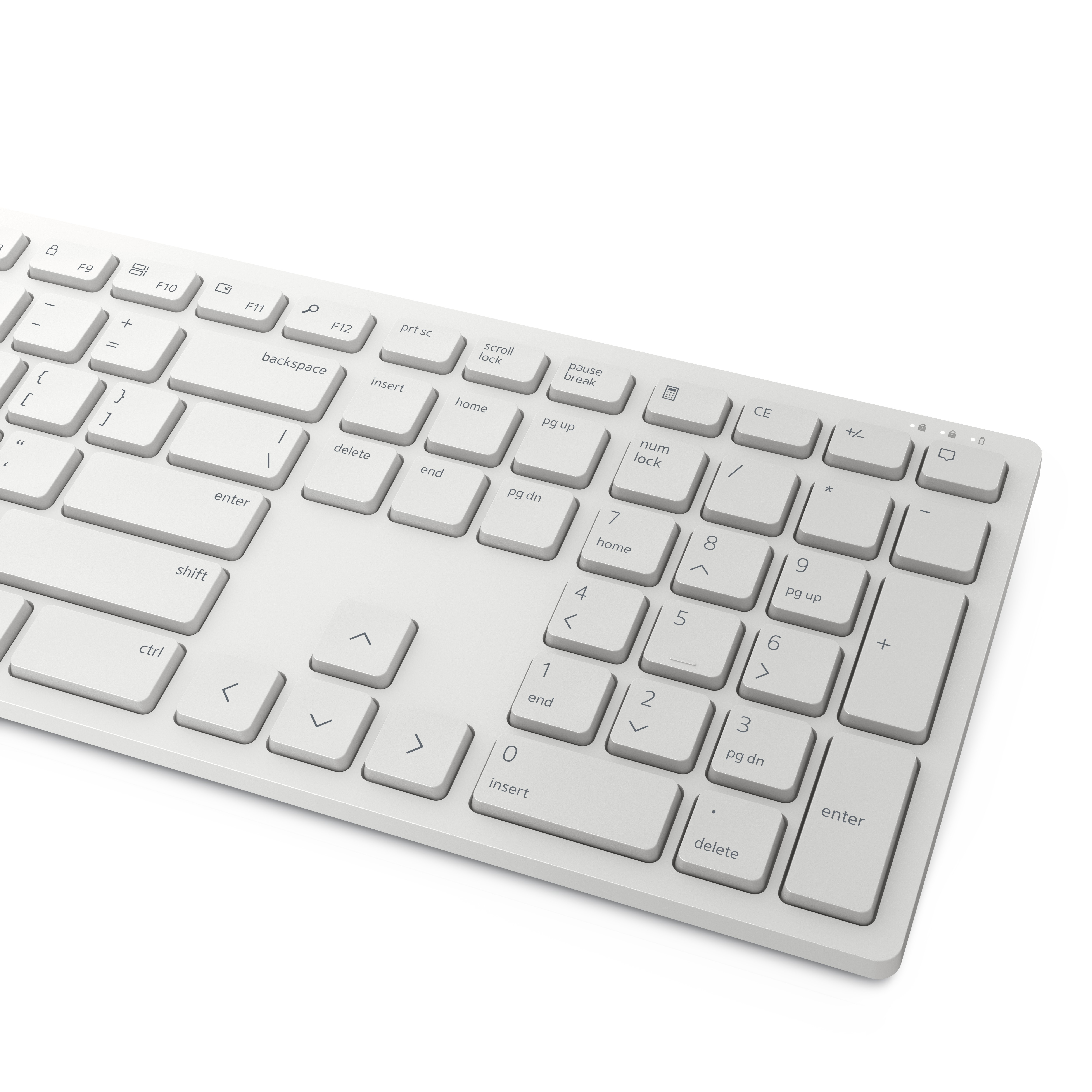 Dell KM5221W Pro Wireless Keyboard and Mouse, weiß, USB, DE