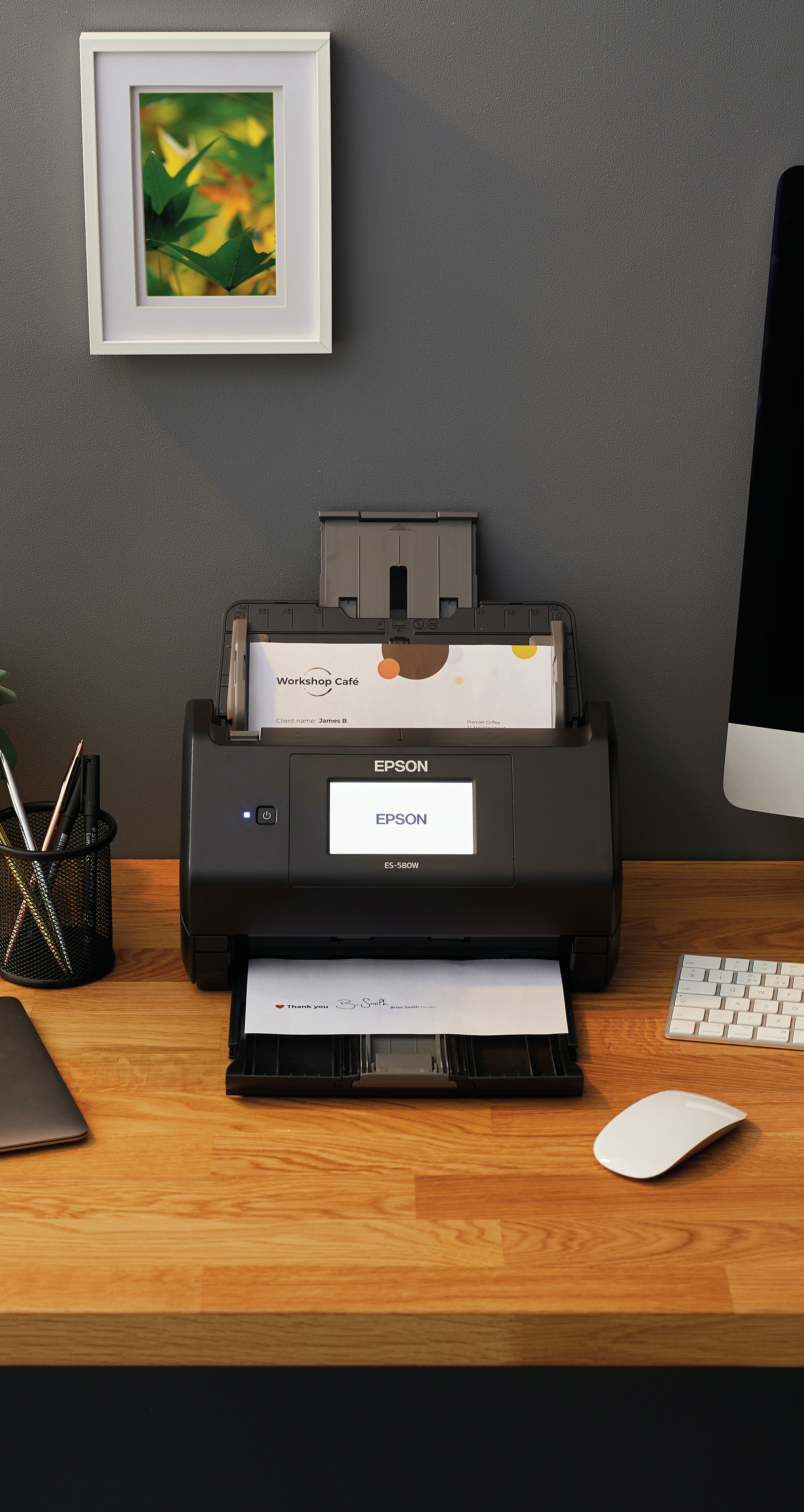Epson WorkForce ES-580W - Dokumentenscanner - Contact Image Sensor (CIS)