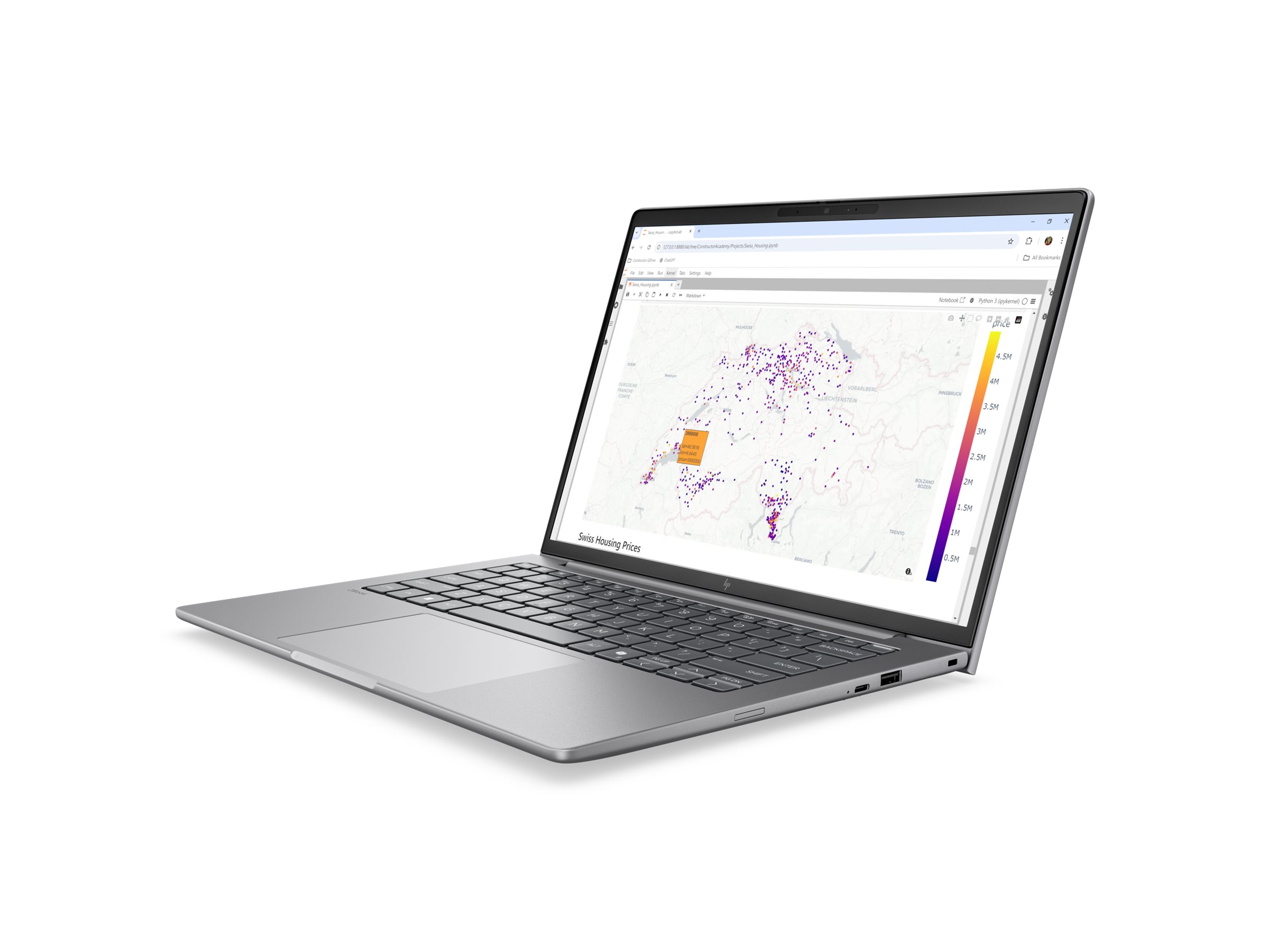 HP ZBook 8 G2i Mobile Workstation - Intel Core Ultra 7 356H - Win 11 Pro - Intel Graphics - 48 GB RA