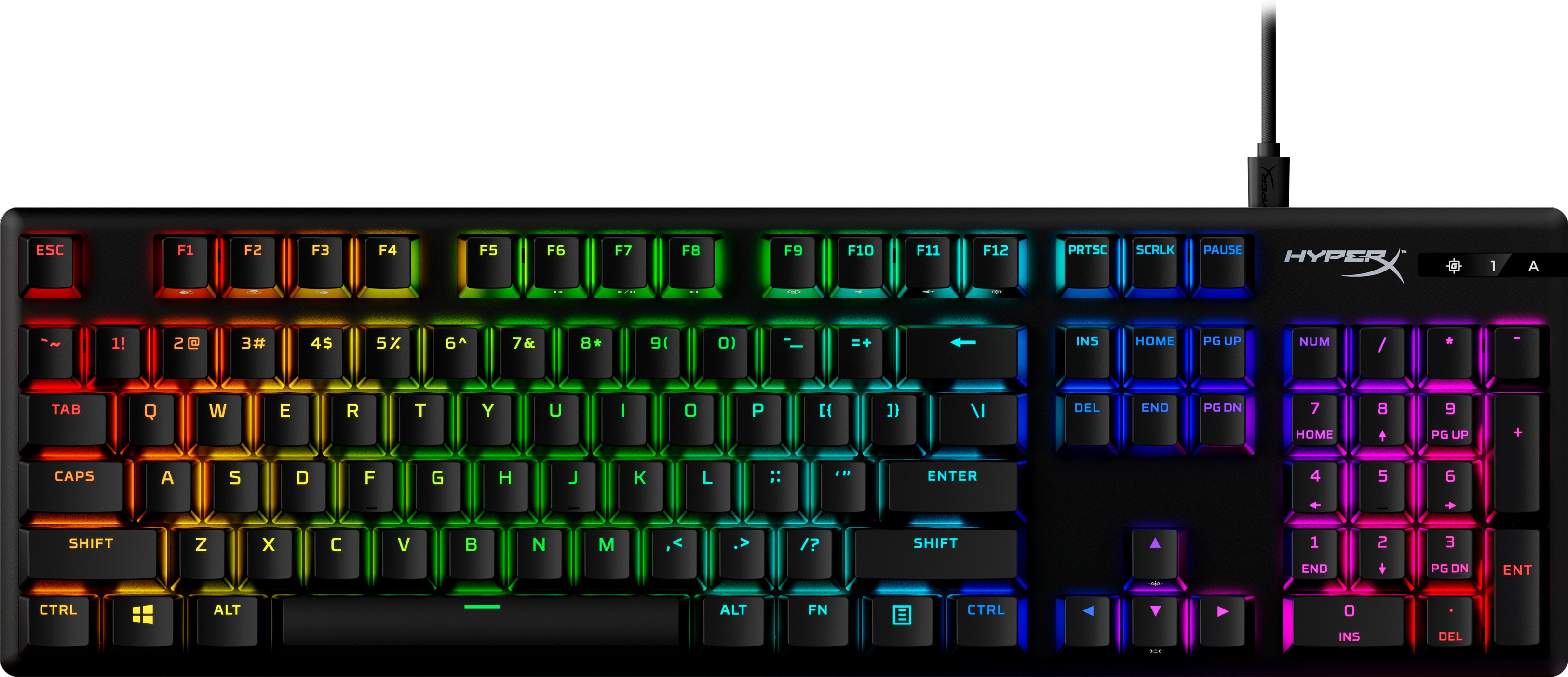 HP HyperX Alloy Origins - Tastatur - Hintergrundbeleuchtung