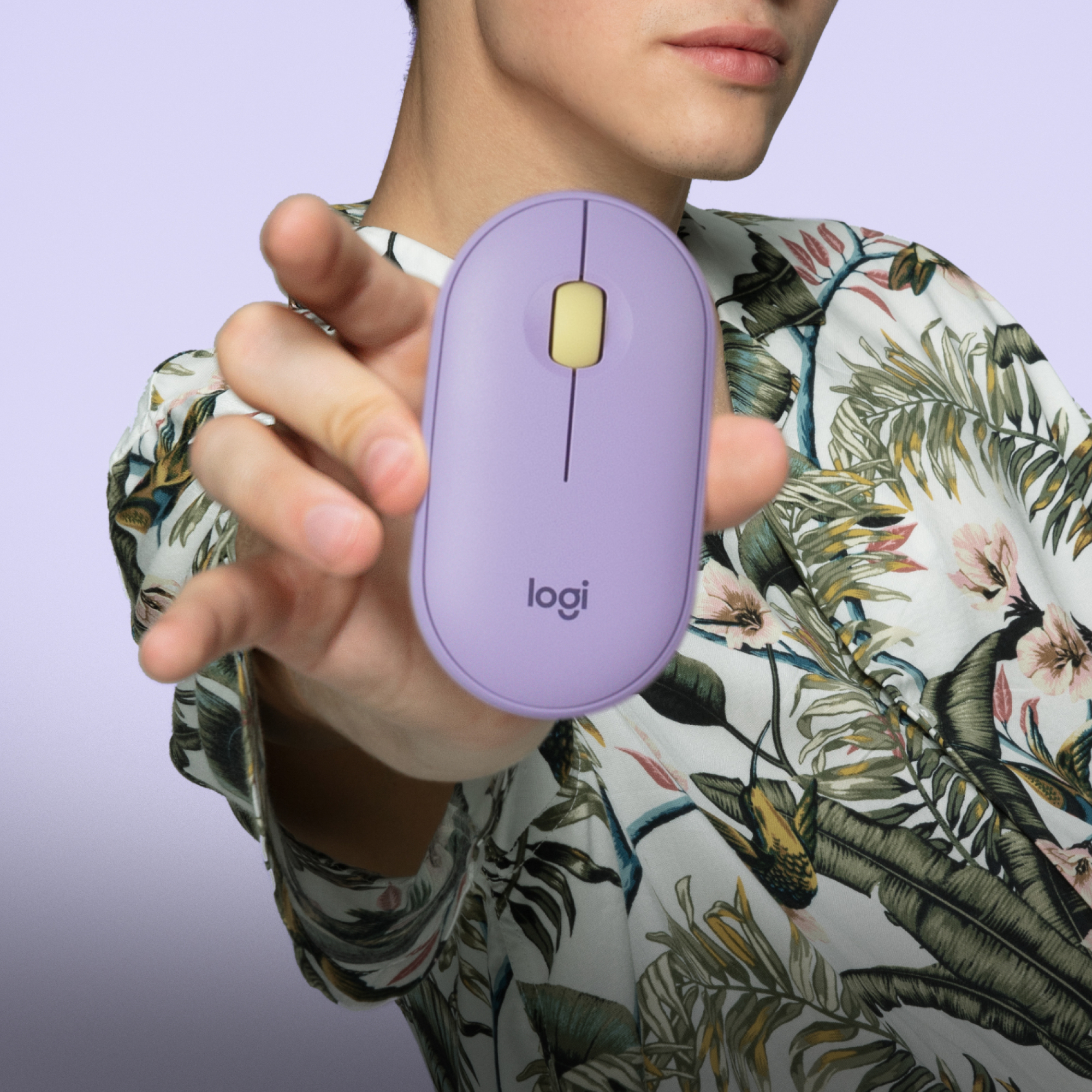 Logitech Pebble M350 - Maus - optisch - 3 Tasten - kabellos - Bluetooth - kabelloser Empfänger (USB)