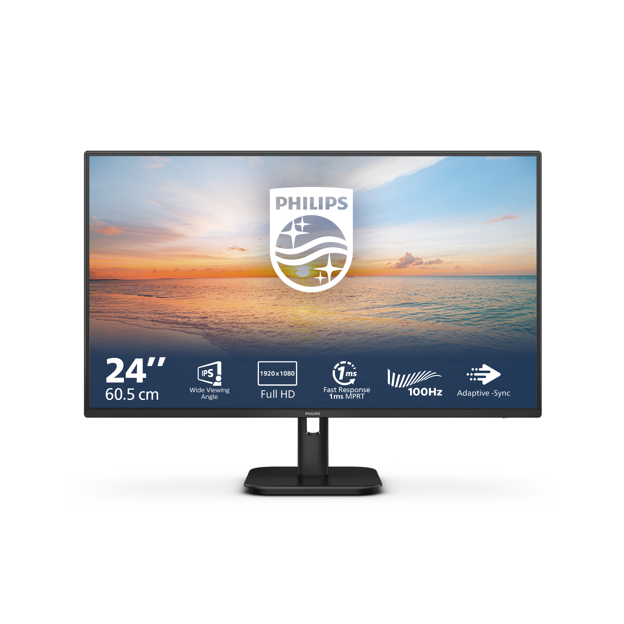 Philips 1000 Series 24E1N1100A Monitor 61cm (24") Full HD, IPS, 4ms, HDMI, VGA