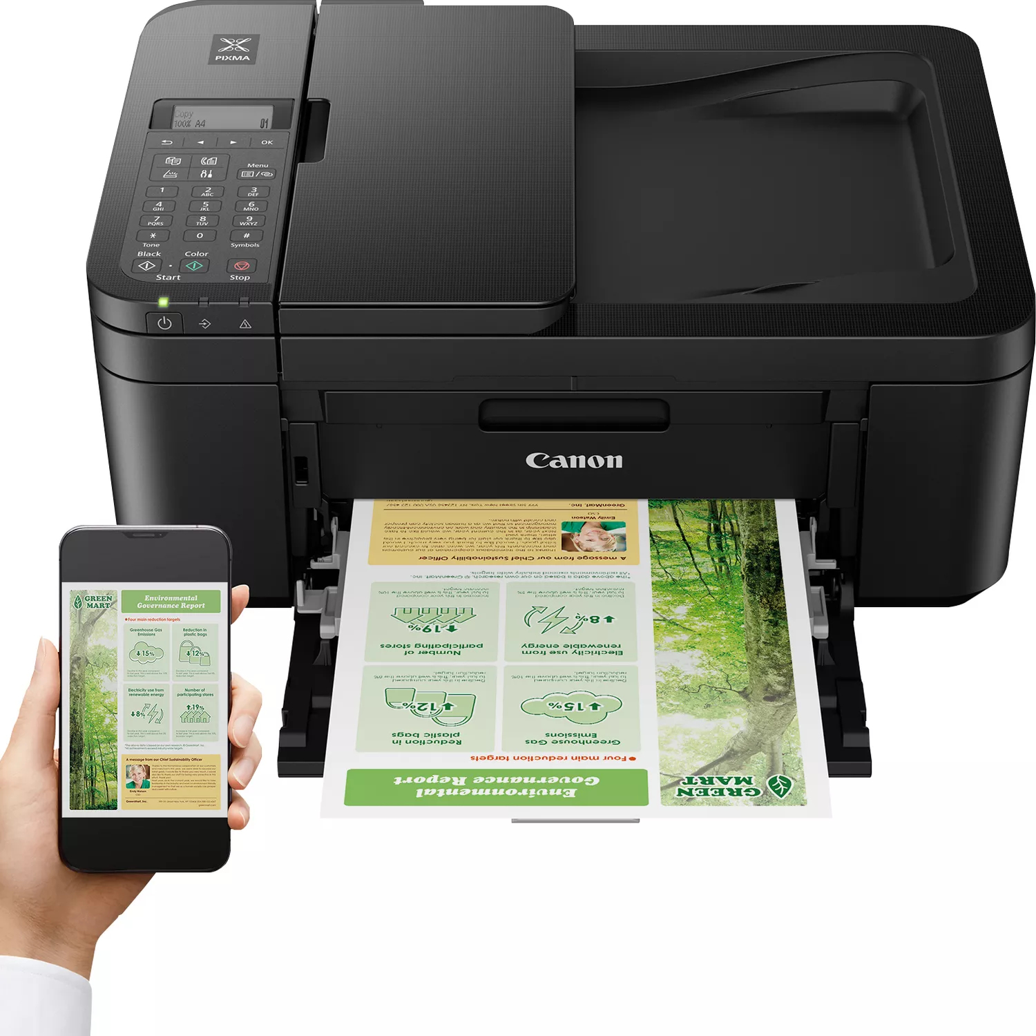 Canon PIXMA TR4650 - Multifunktionsdrucker - Farbe - Tintenstrahl - A4 (210 x 297 mm)