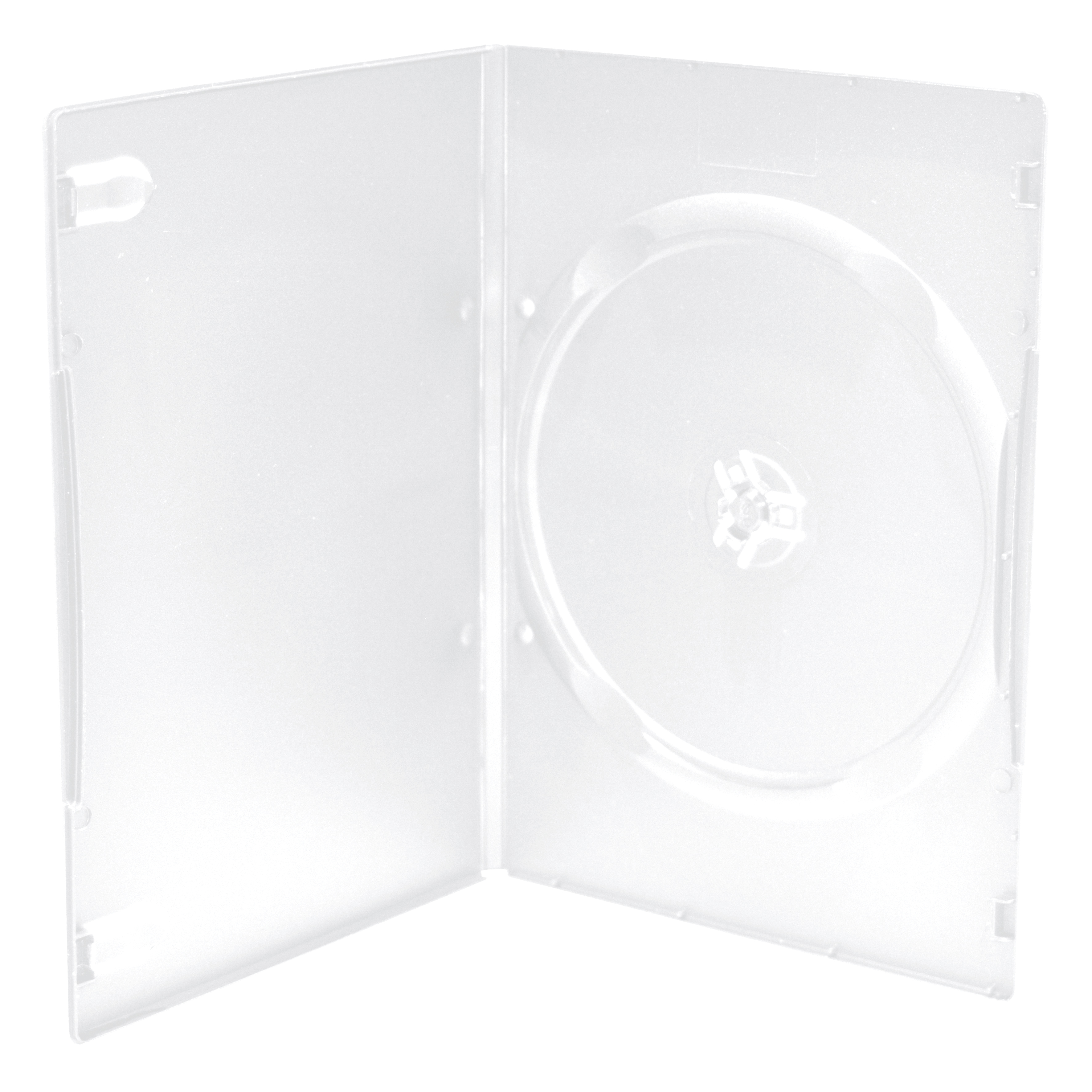 MEDIARANGE Zubehör CD-/DVD-Rohlinge, DVD-Hülle, 1 Disks, Transparent, Kunststoff, 120 mm, RoHS