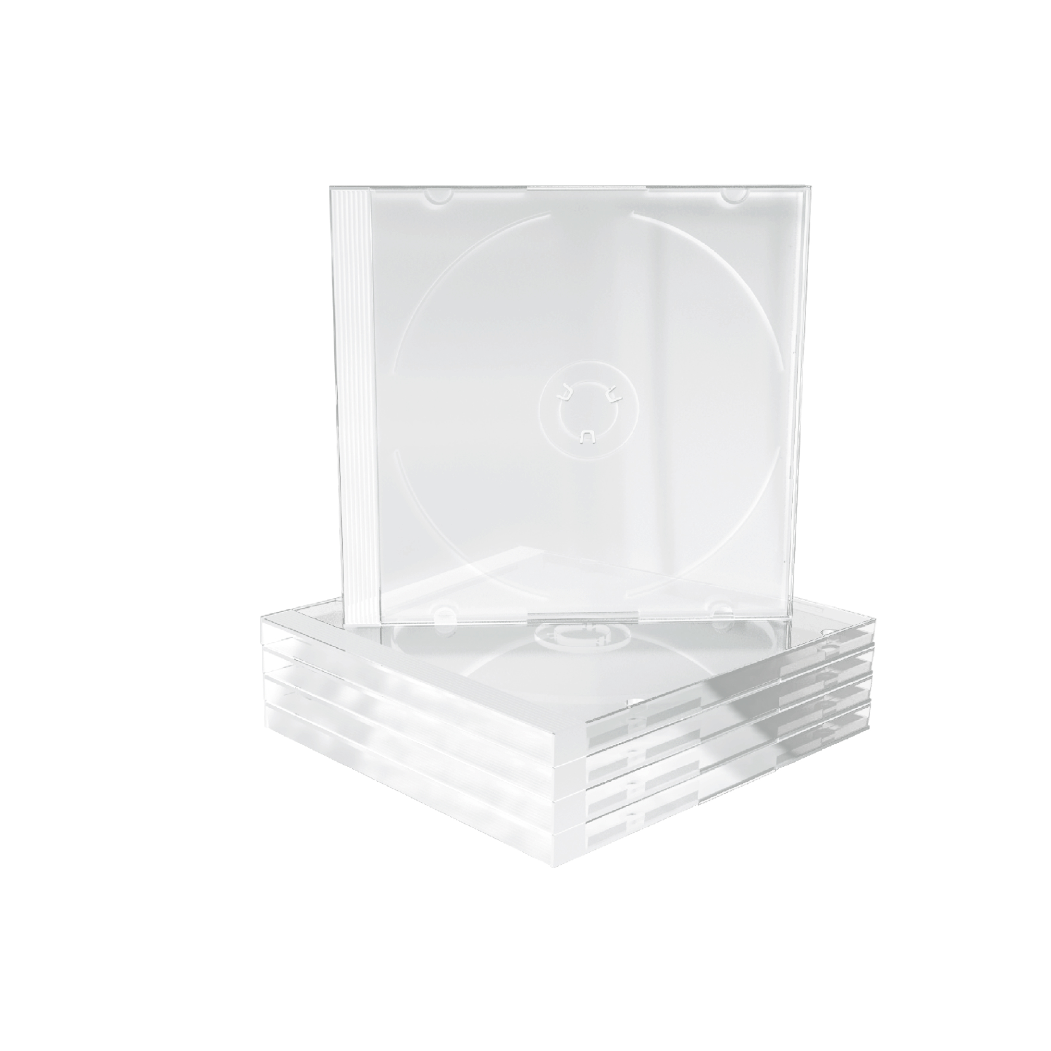 MEDIARANGE BOX31-T, Schmuckschatulle, 1 Disks, Transparent, Kunststoff, 120 mm, RoHS