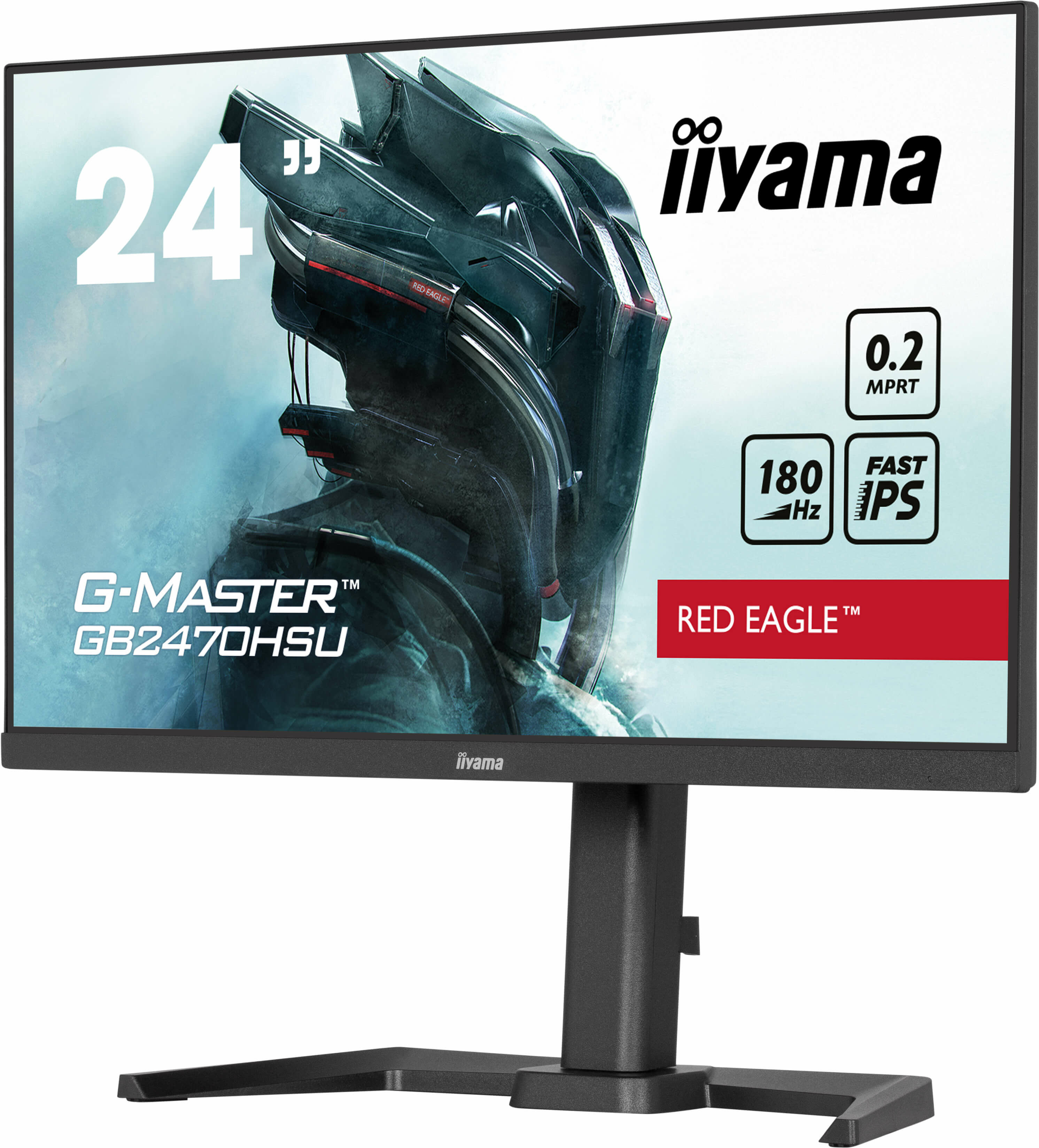 Iiyama G-MASTER Red Eagle GB2470HSU-B6 - LED-Monitor - Gaming - 61 cm (24")