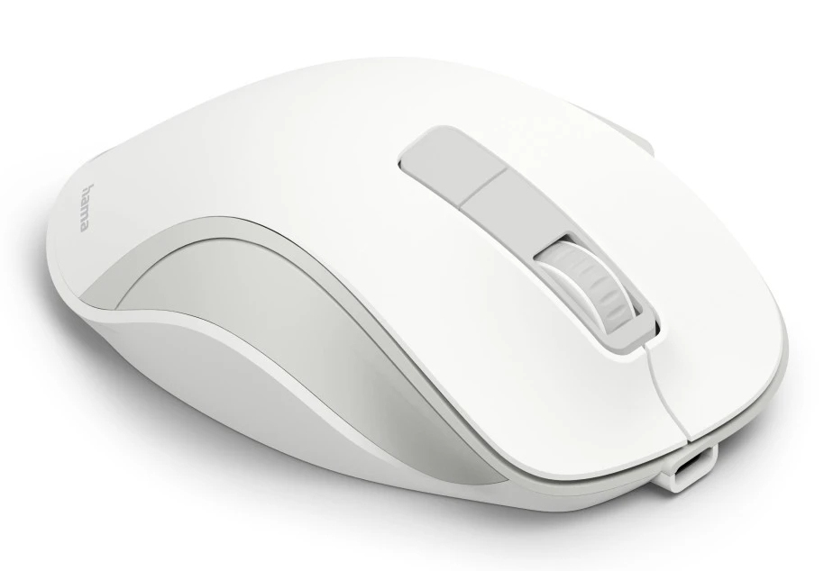Hama WM-500 - Maus - silent, rechargable battery - ergonomisch - Für Rechtshänder - optisch - 6 Tast