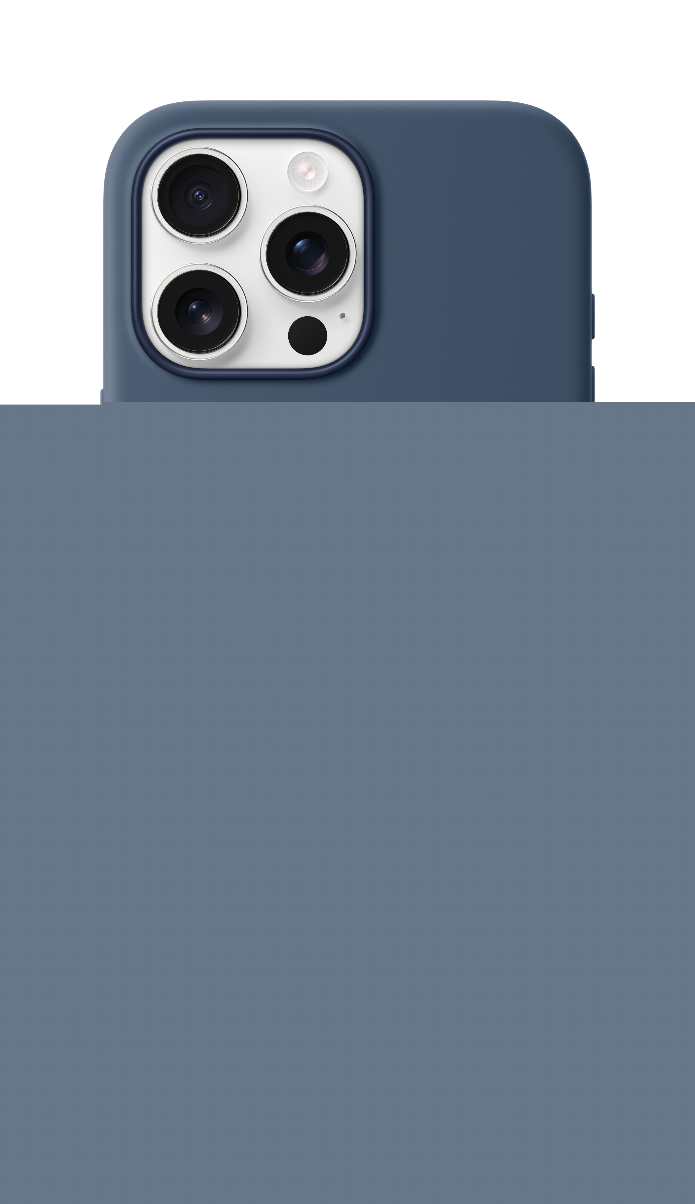 Apple iPhone 16 Pro Max Silikon Case mit MagSafe ? Denim, Cover, Apple, iPhone 16 Pro Max, 17,5 cm (