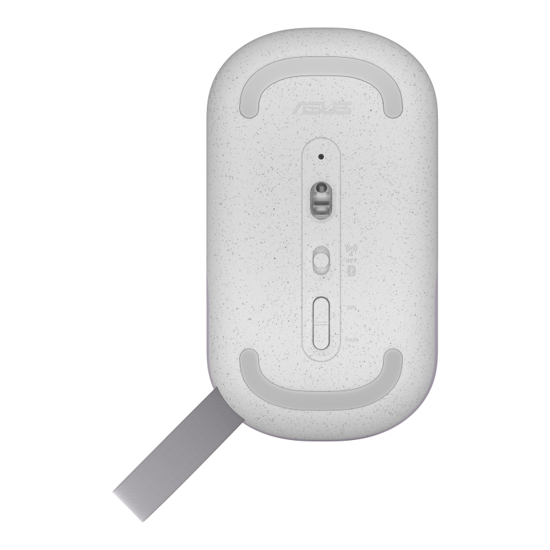 ASUS MD100 - Maus - rechts- und linkshändig - optisch - kabellos - 2.4 GHz, Bluetooth 5.0 LE - kabel