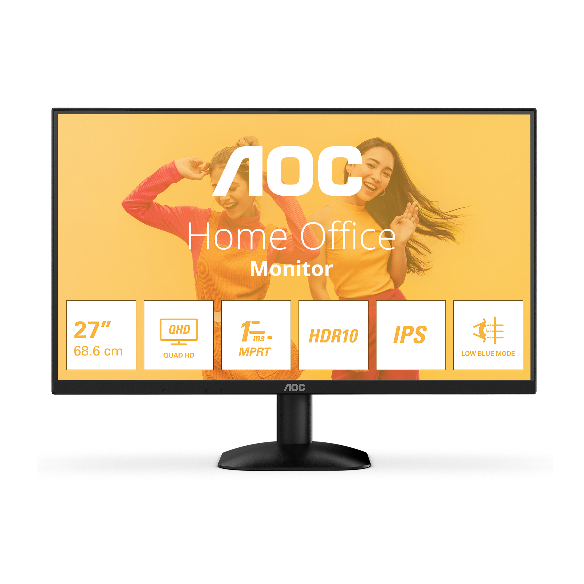 AOC Basic-line Q27B35E Monitor 68.6cm (27") WQHD, IPS, 4ms, HDMI, Displayport