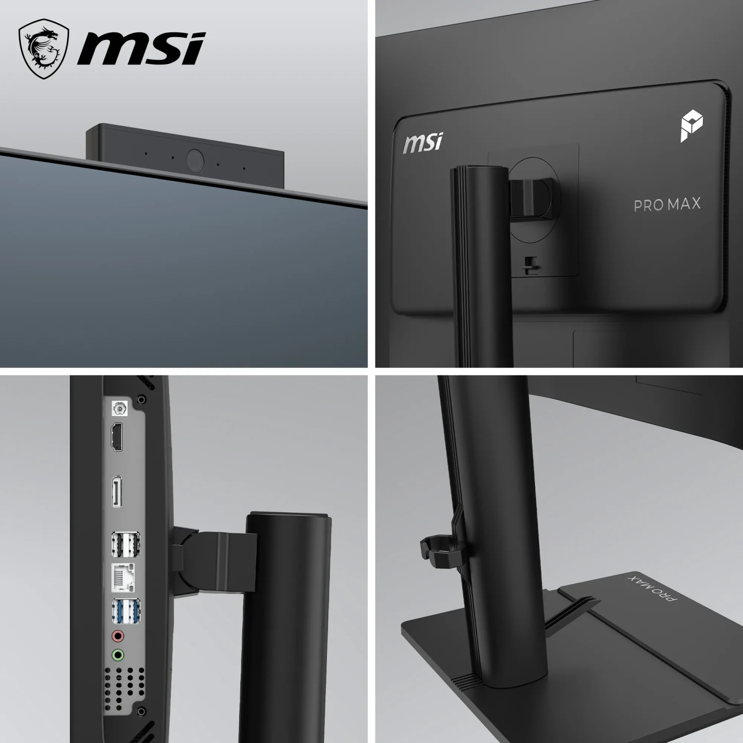 MSI PRO MAX 27P 8MG-018DE, 27" FHD, Ryzen 7 255, 16GB, 51GB, Wi-Fi 6E, Win11