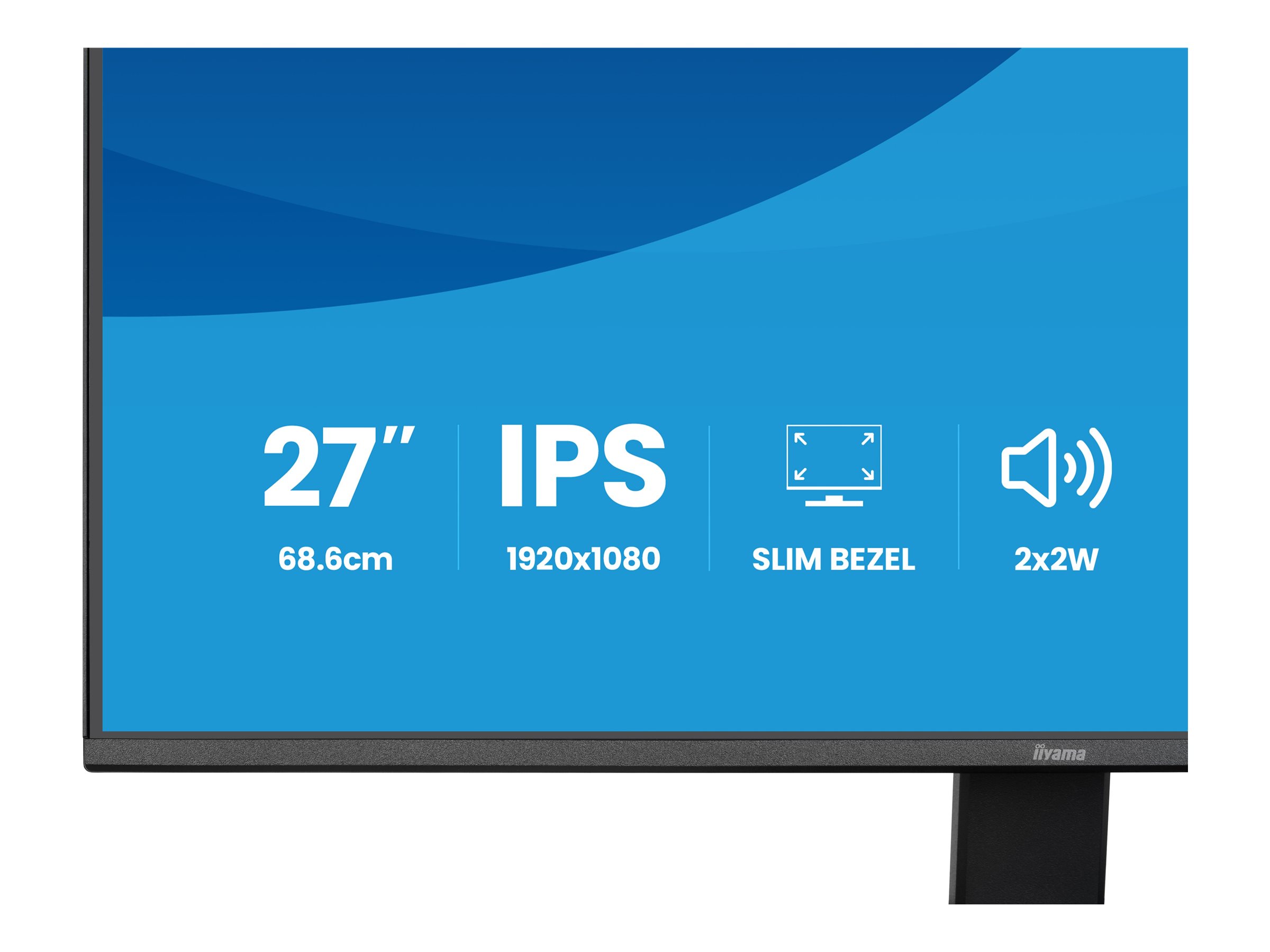 iiyama ProLite X2791HS-B1 Monitor 68.6cm (27") Full HD, IPS, 1ms, HDMI, Displayport