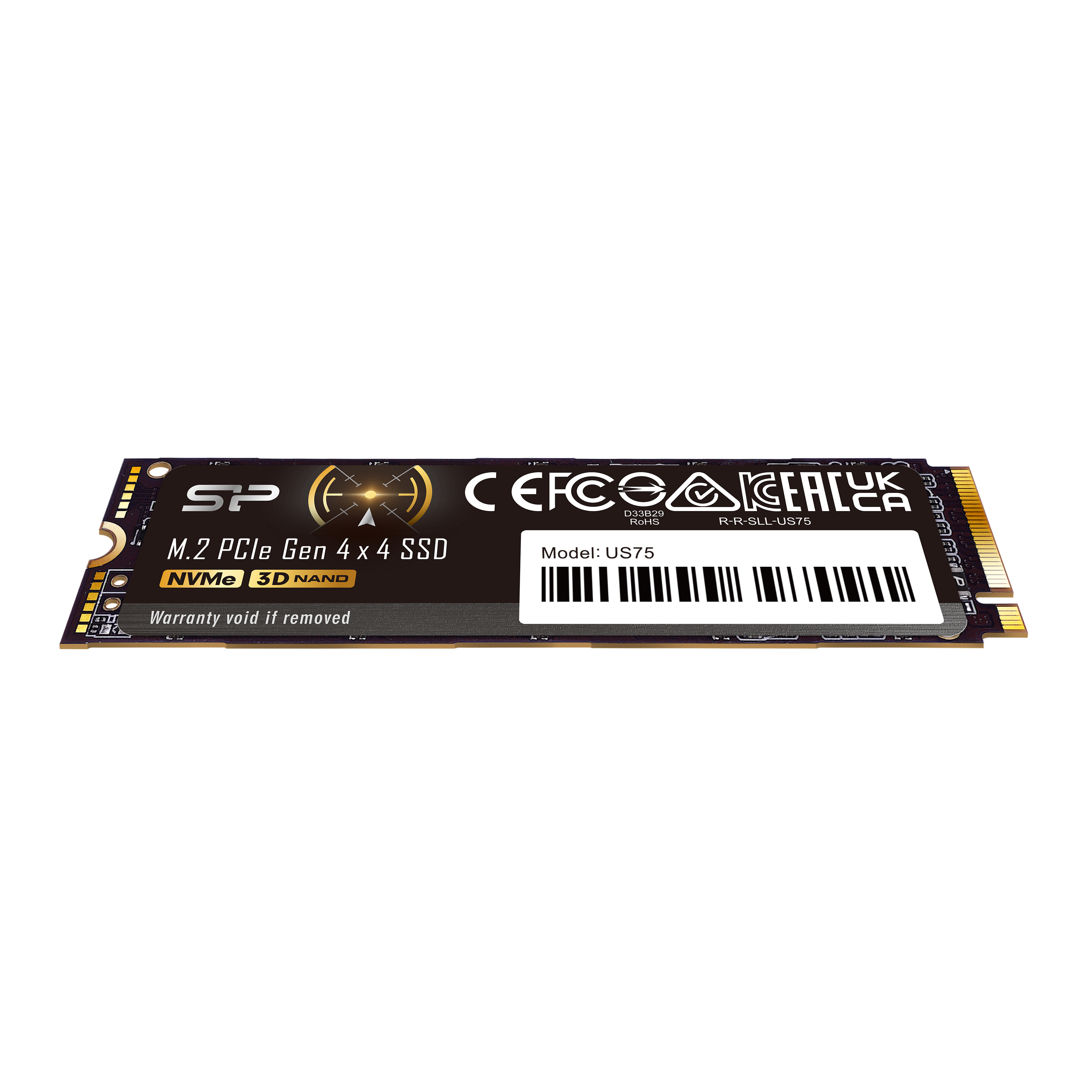 Silicon Power US75 - SSD - 4 TB - intern - M.2 2280 - PCIe 4.0 x4 (NVMe)