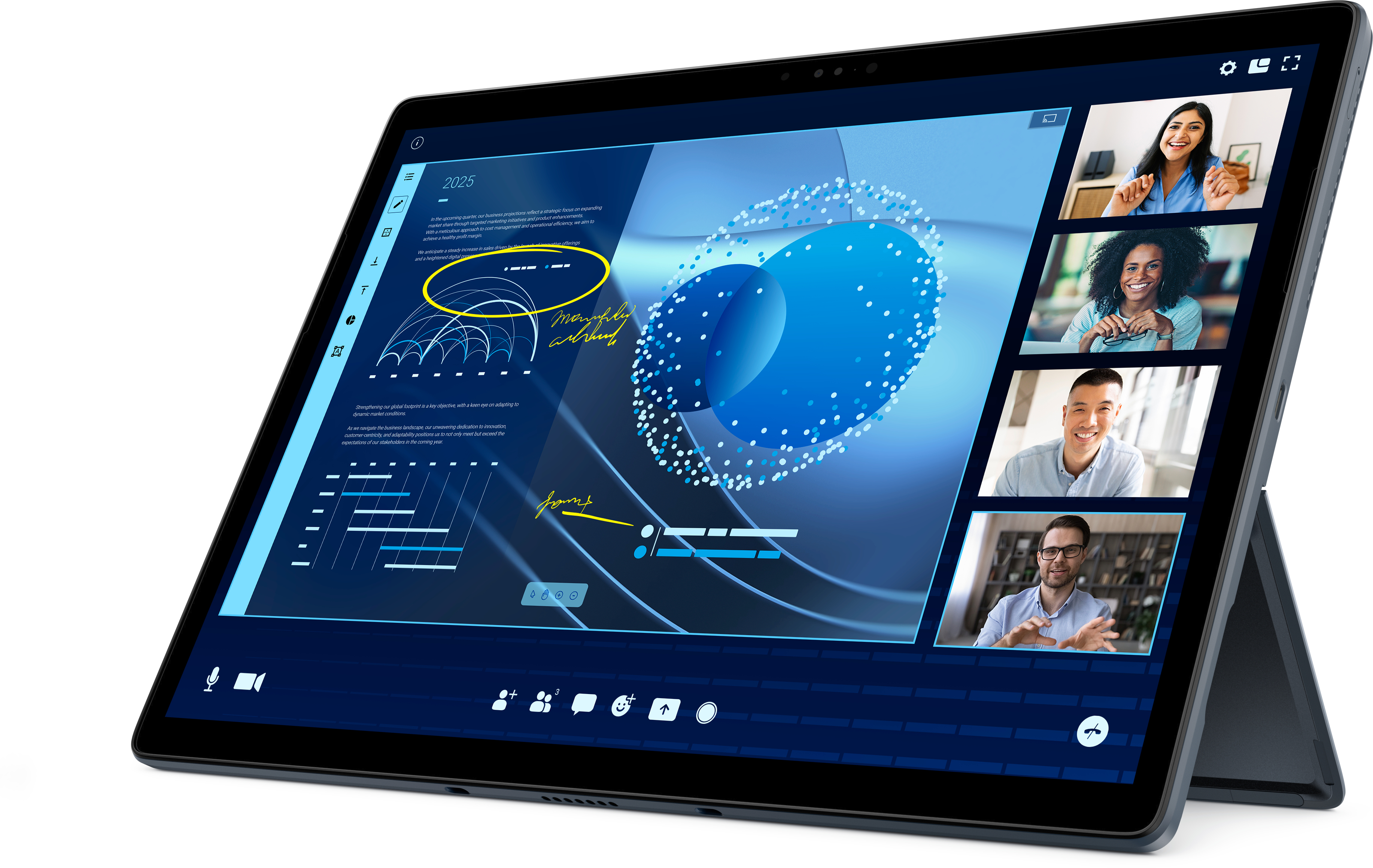 B-WARE - Dell Latitude 7350 Detachable - Tablet - mit abnehmbarer Tastatur - Intel Core Ultra 7 164U