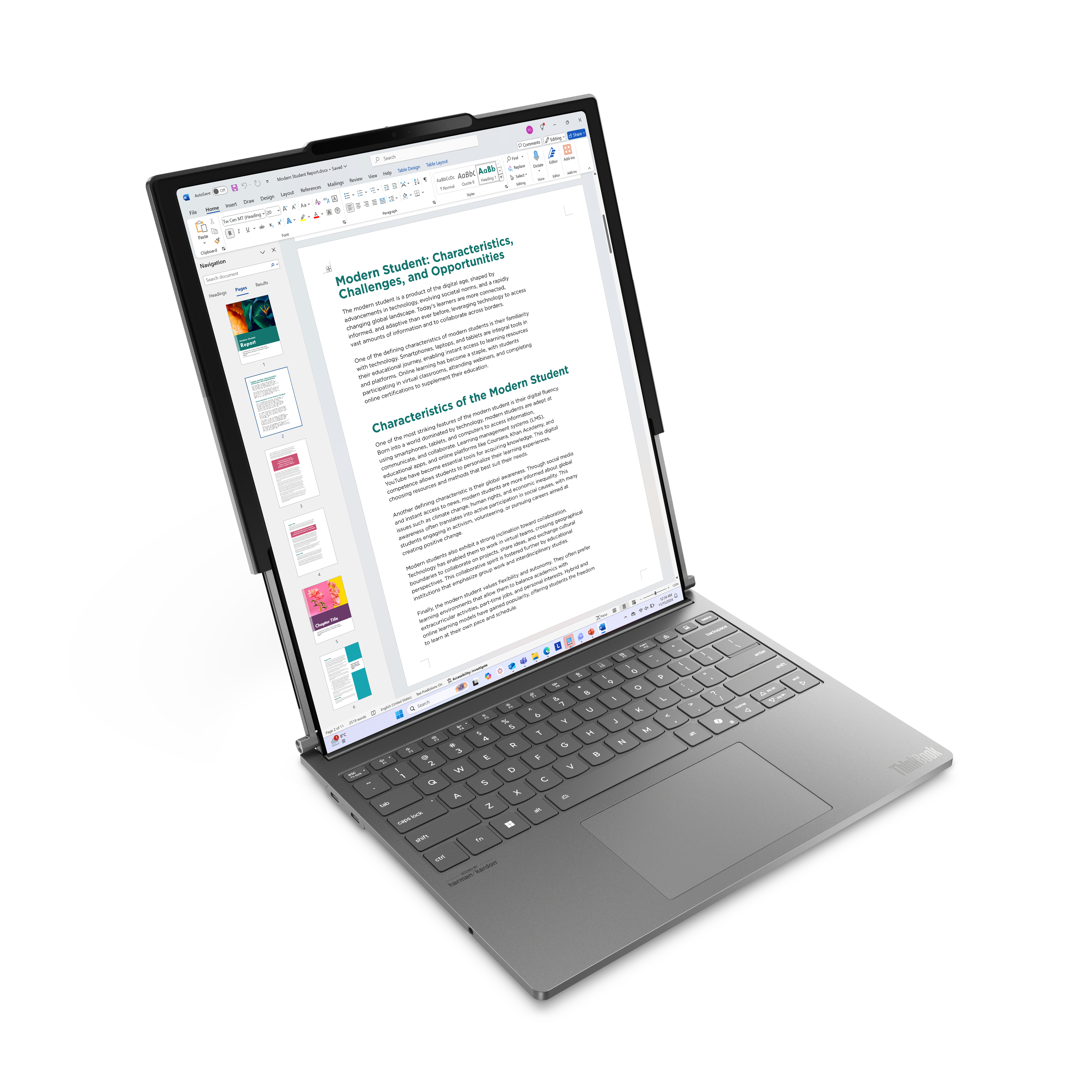 Lenovo ThinkBook Plus G6 Rollable - 14" bis 16,7", Core Ultra 7 258V, 32GB, 1TB SSD, Win11 Pro