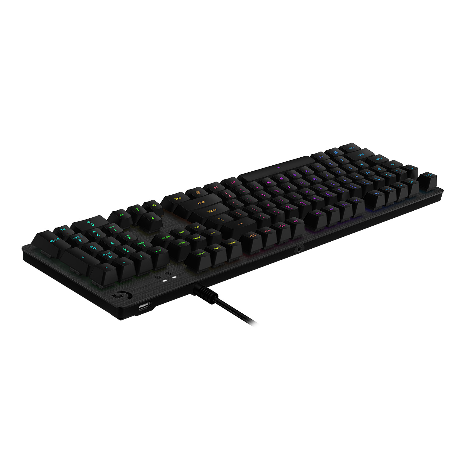 Logitech G G512 CARBON LIGHTSYNC RGB Mechanical Gaming Keyboard with GX Brown switches, Kabelgebunde