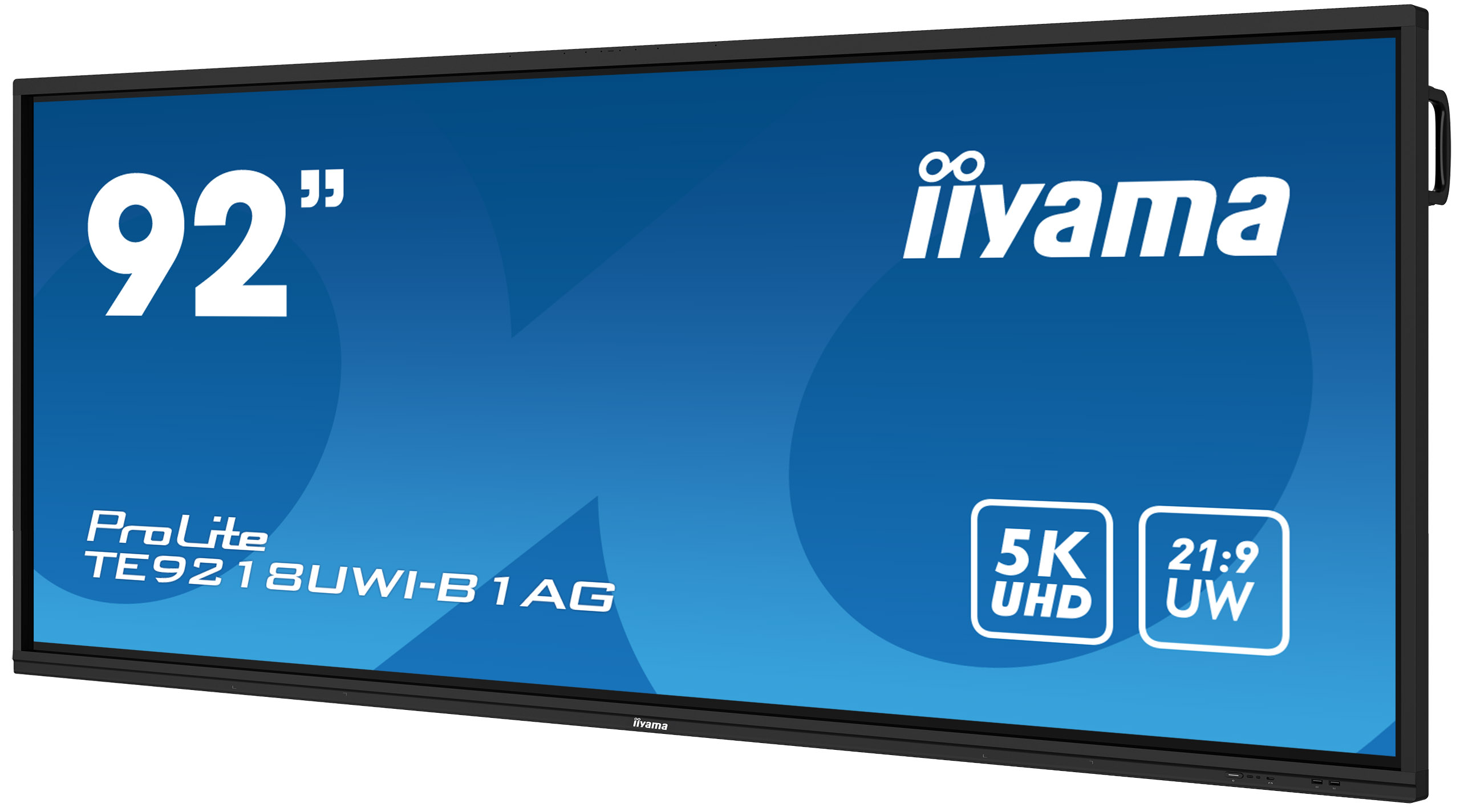 Iiyama TE9218UWI-B1AG, Interaktiver Flachbildschirm, 2,32 m (91.5"), LED, 5120 x 2160 Pixel, WLAN, 1