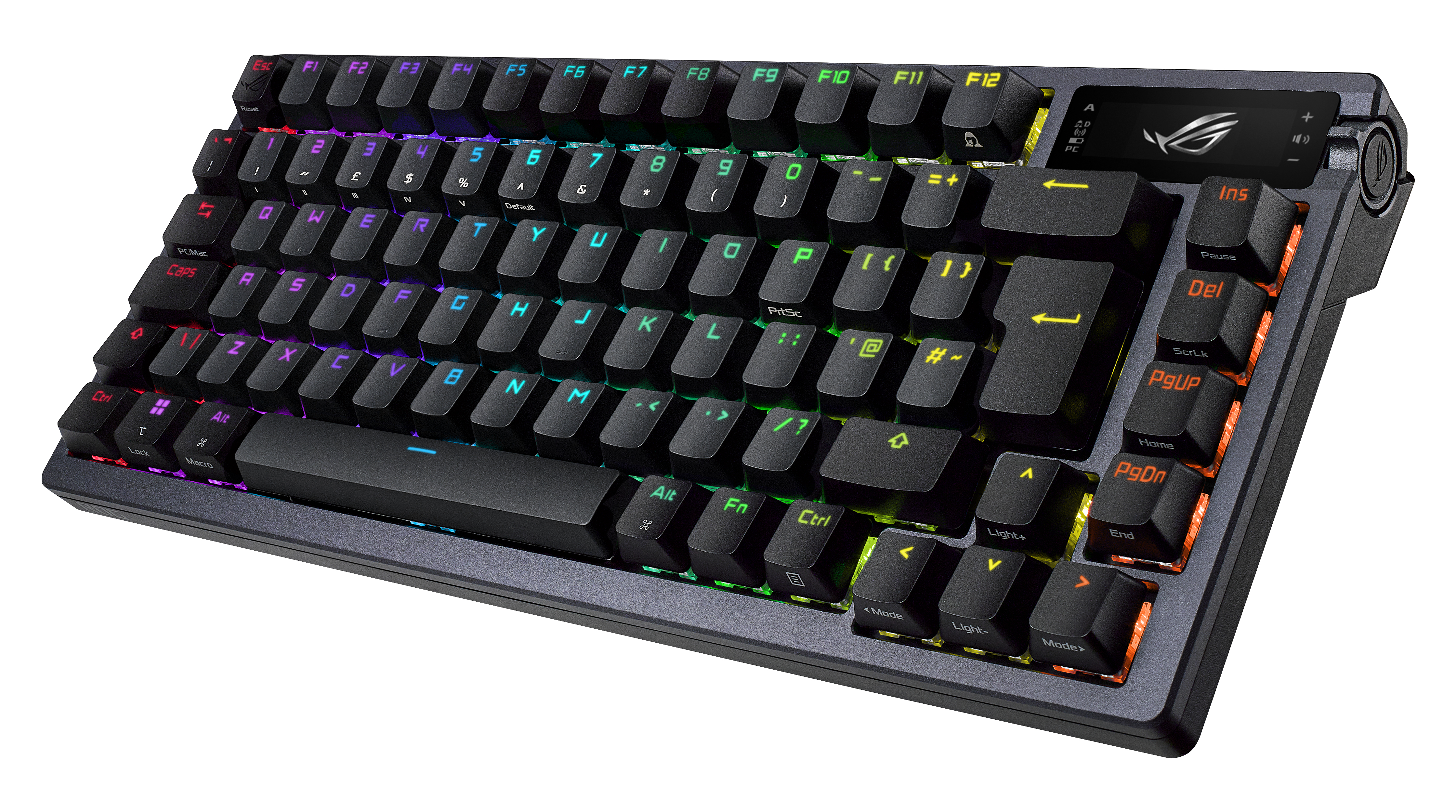 ASUS M701 ROG AZOTH/NXRD/FR, Verkabelt & Kabellos, USB + RF Wireless + Bluetooth, Mechanischer Switc