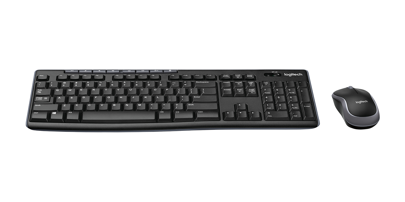 Logitech MK270 Wireless Desktop Combo für Schulen, mit Silikonhülle, USB, DE