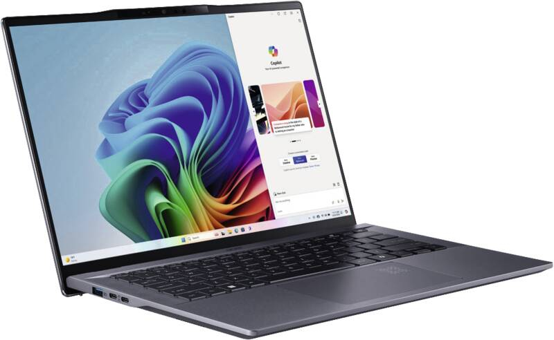 Acer Swift Go 14 AI SFG14-01 - 180°-Scharnierdesign - Snapdragon X Plus X1P-42-100 - Win 11 Home - Q