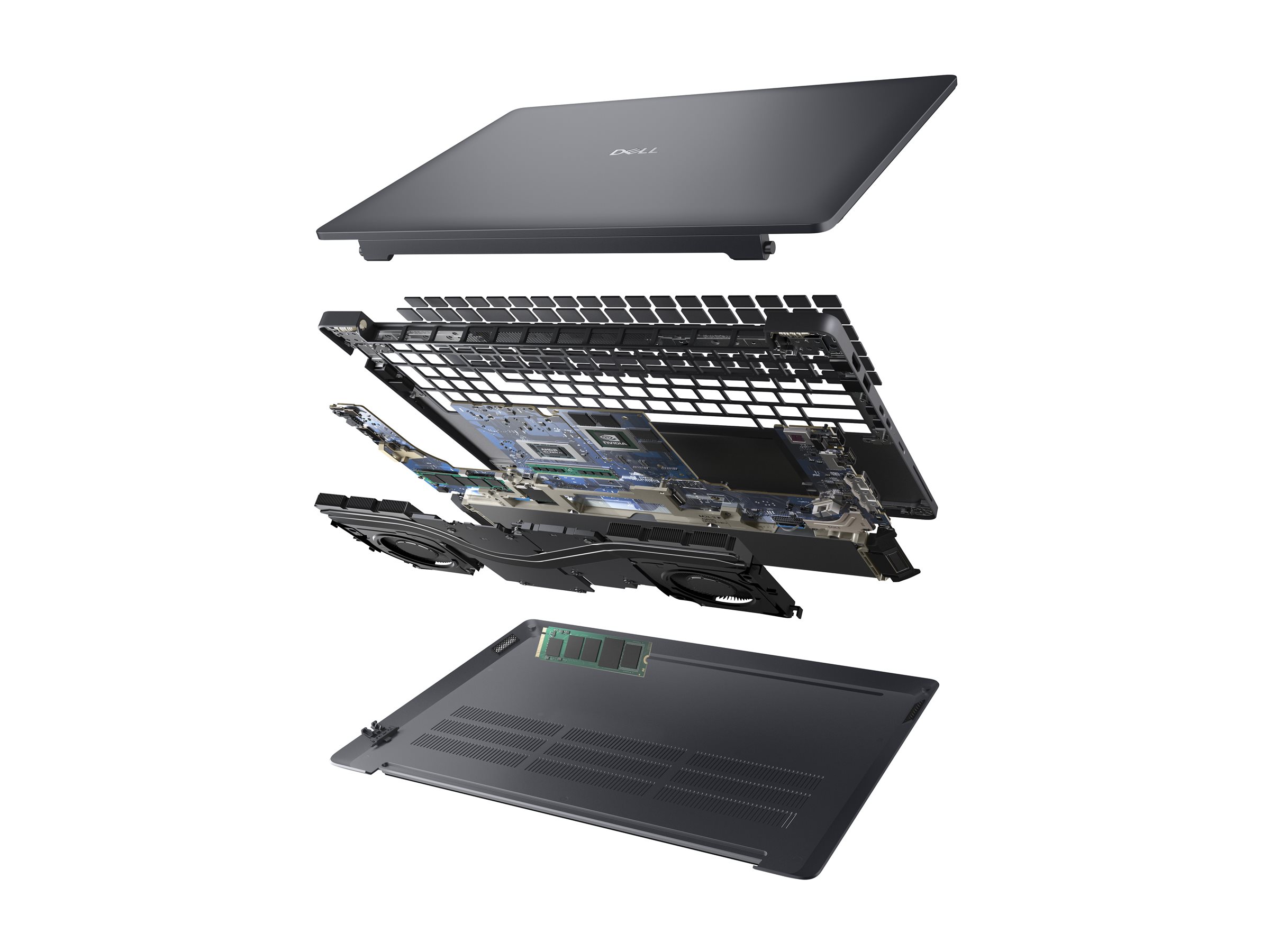 Dell Pro Max 16 MC16255, 16" WQXGA, Ryzen AI 7 PRO 350, 32GB RAM, 512GB SSD, RTX PRO 500, o. NT