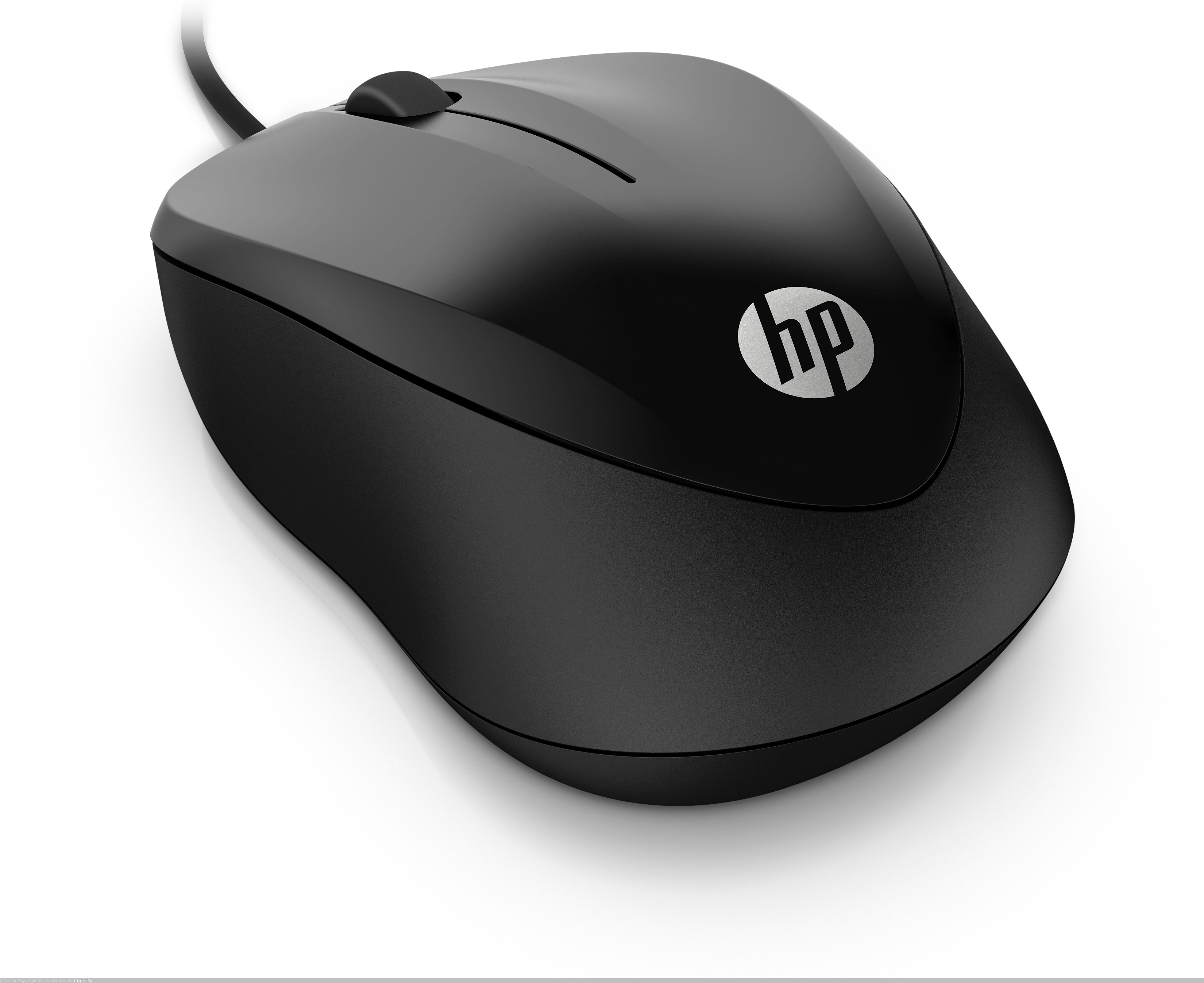 HP Wired Mouse 1000 - Maus - Maus - 1.200 dpi