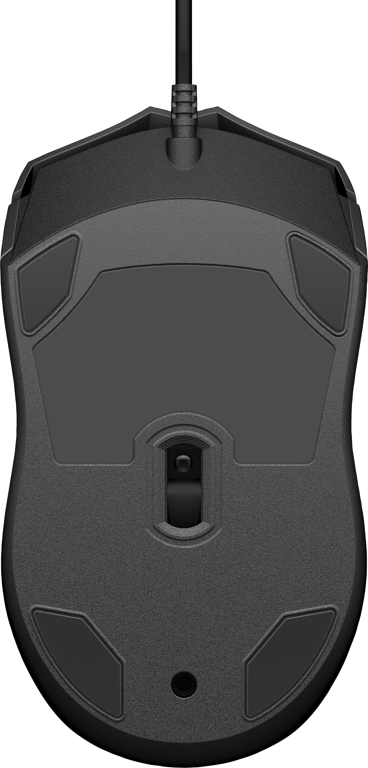 HP Kabelgebundene Maus 100, Beidhändig, Optisch, USB Typ-A, 1600 DPI, Schwarz