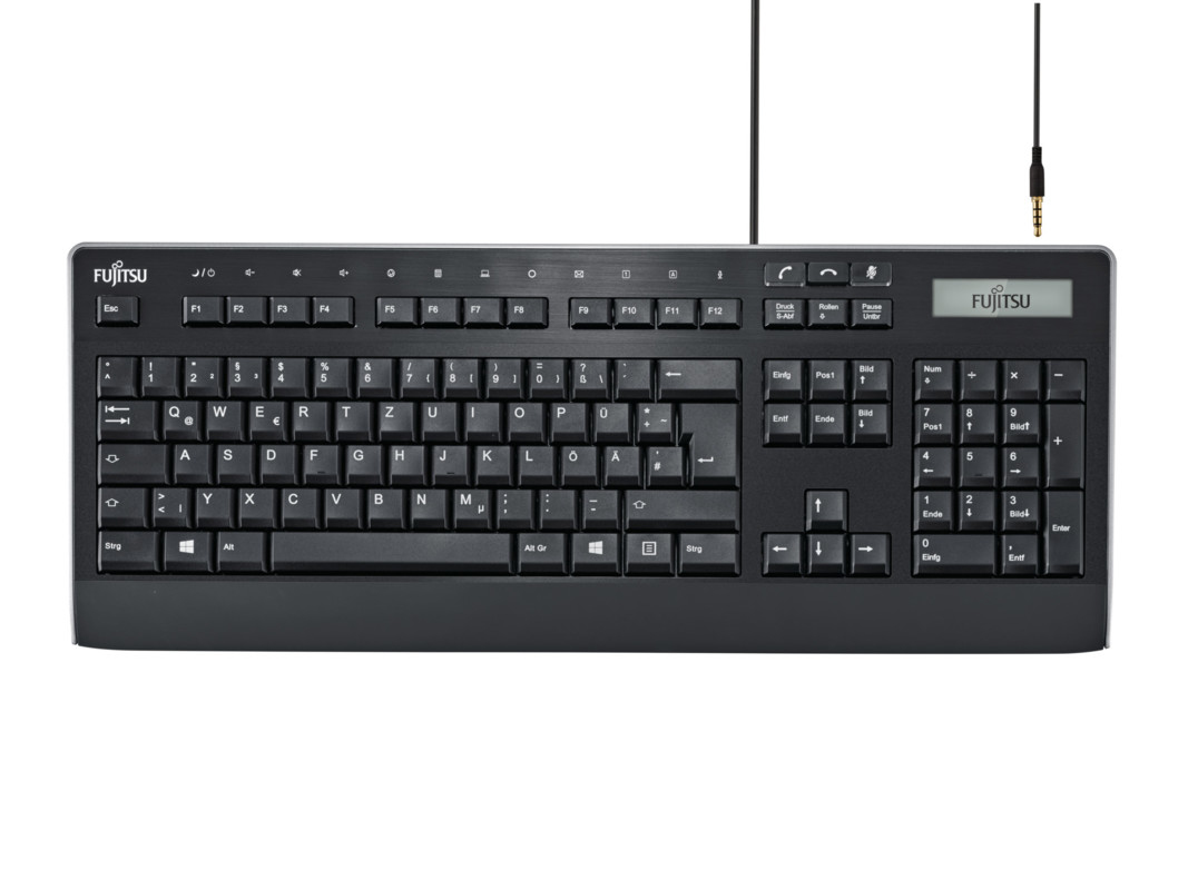 Fsas Technologies Fujitsu KB950 Phone - Set aus Tastatur und Kopfhörer